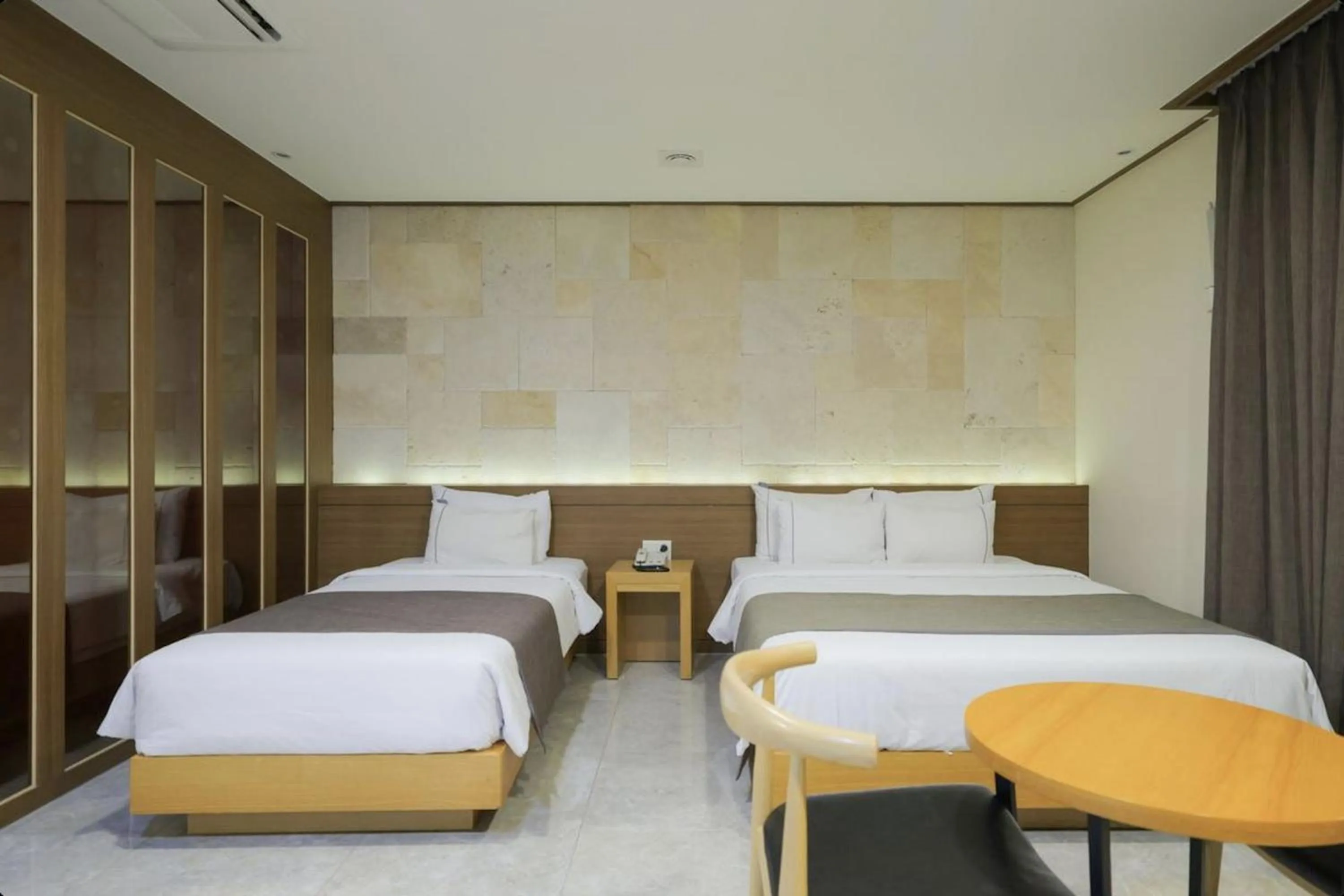 Bed in Yeosu Hotel Zava