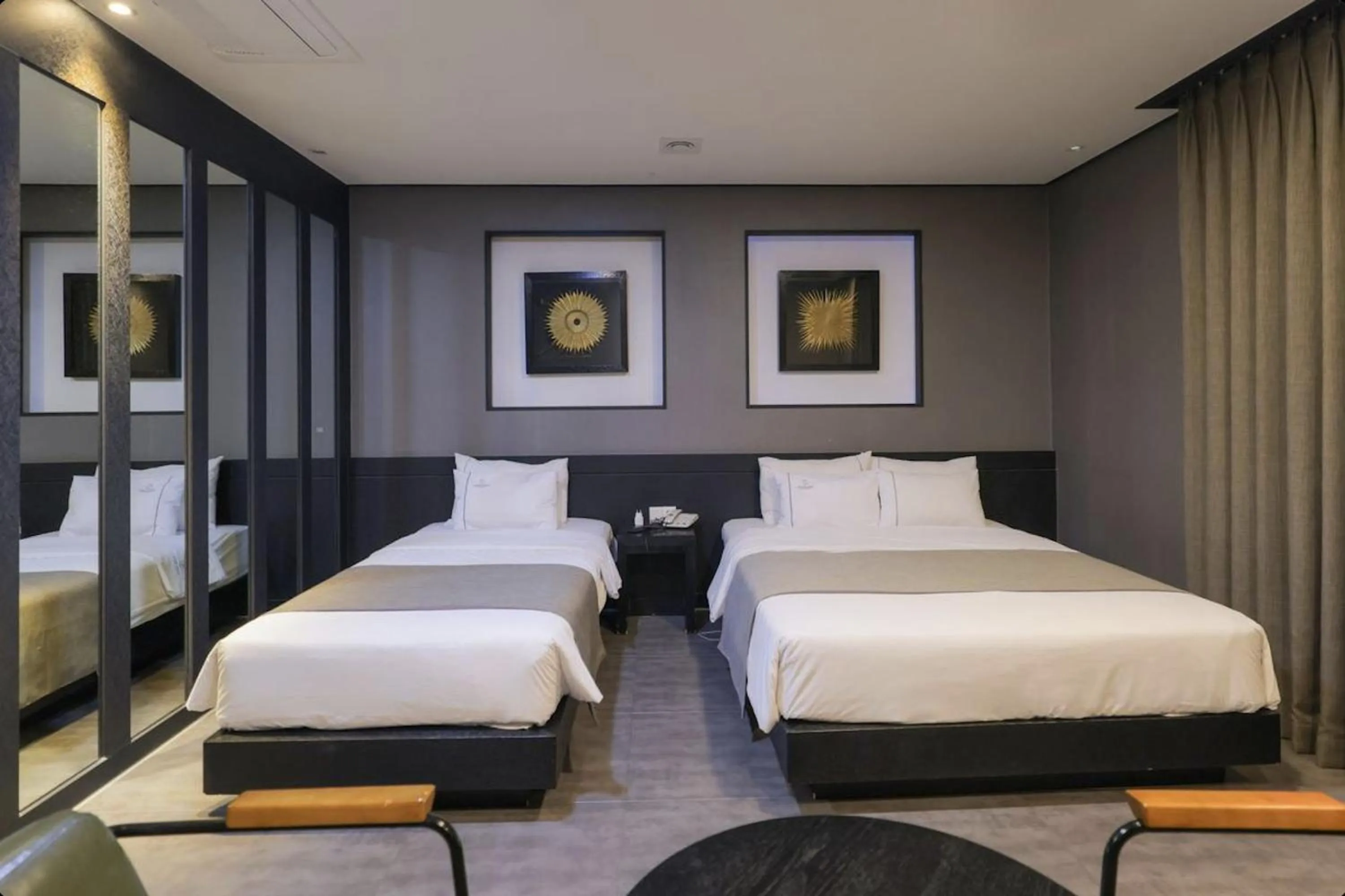 Bed in Yeosu Hotel Zava