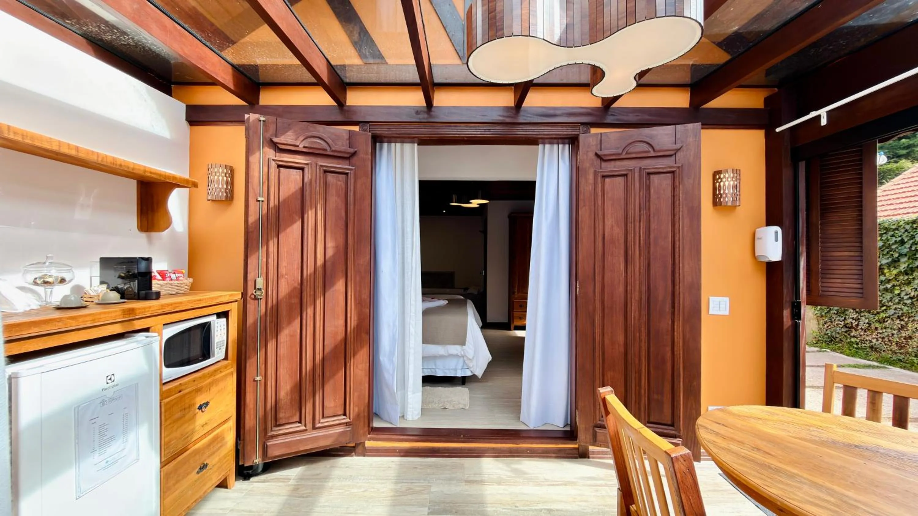 Bed in Chalés Leopoldo em Monte Verde