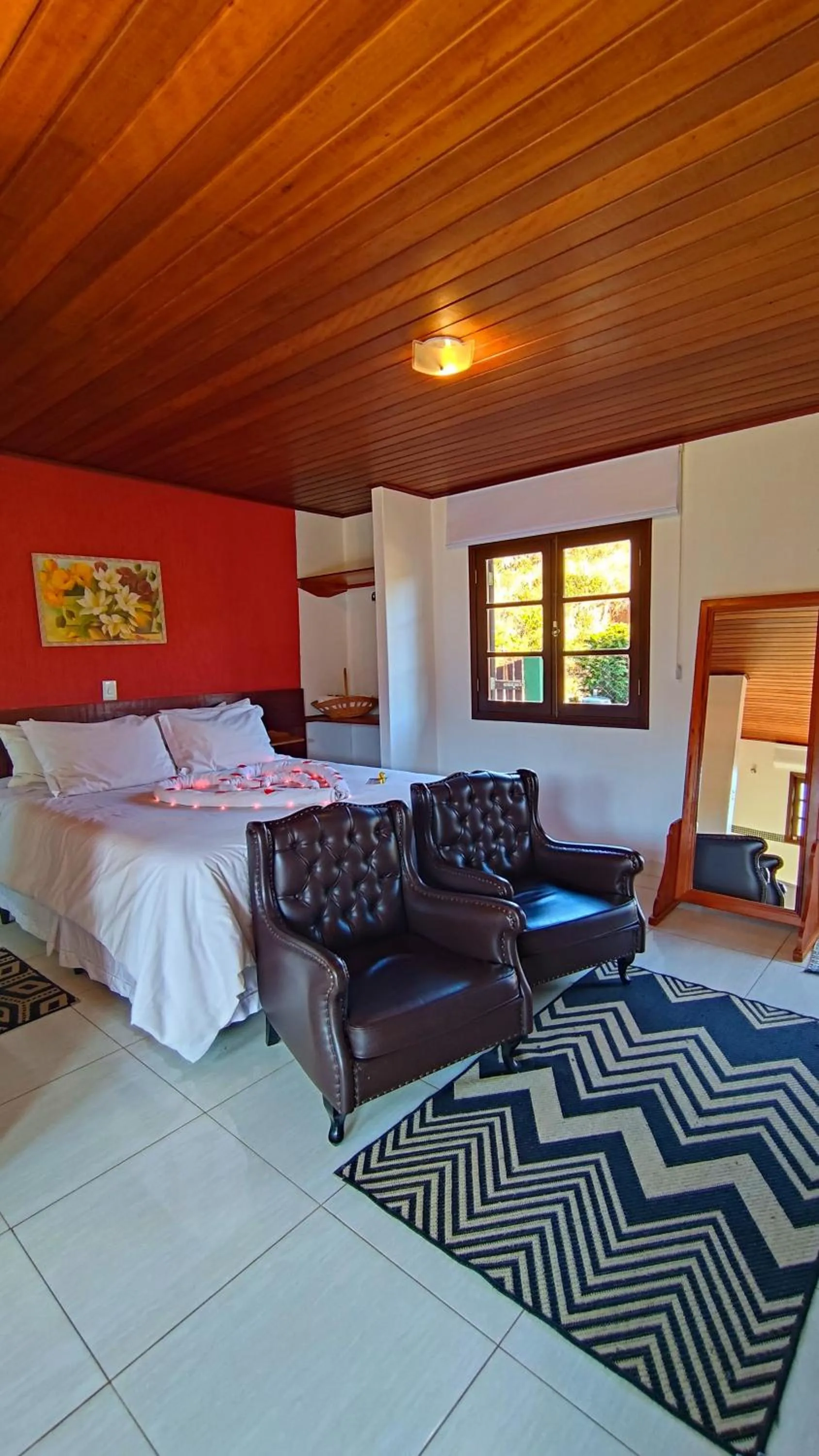 Bed in Chalés Leopoldo em Monte Verde