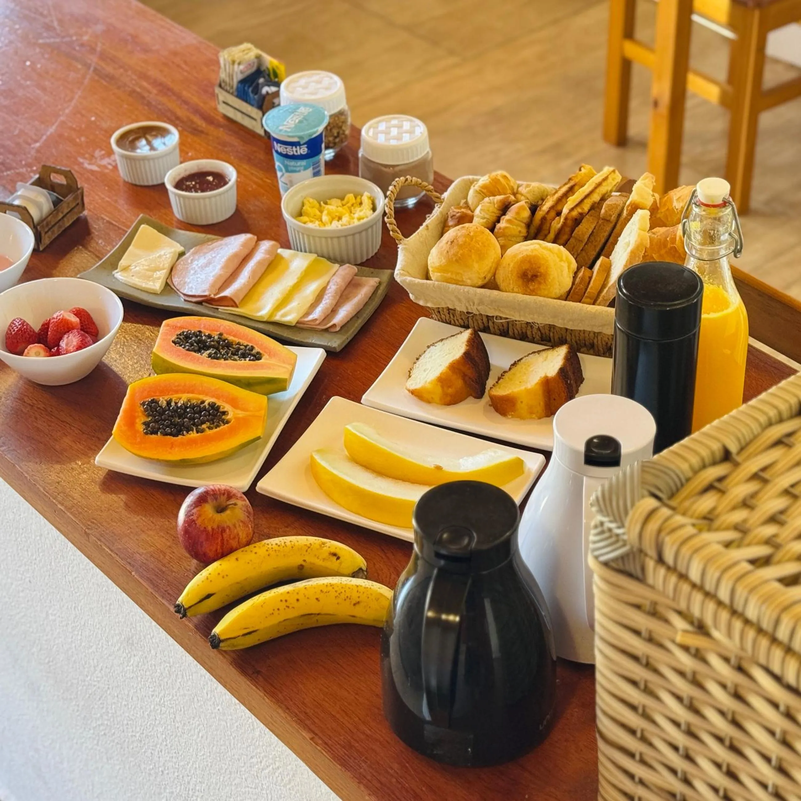 Breakfast in Chalés Leopoldo em Monte Verde