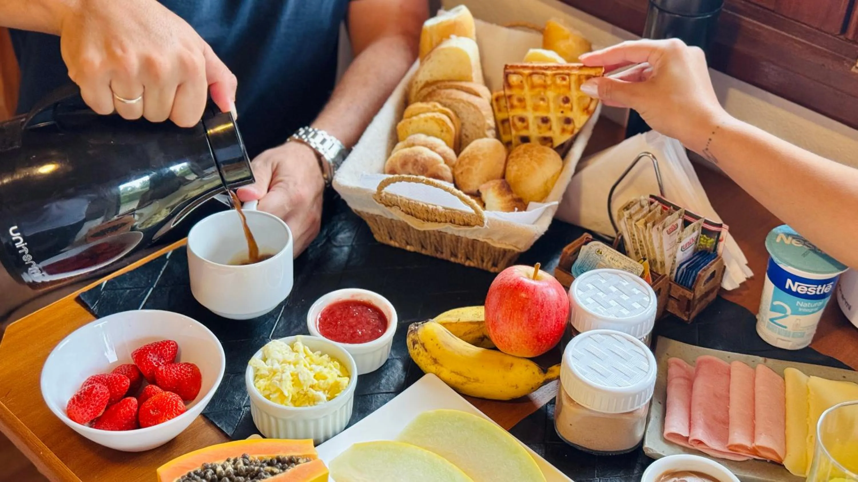 Food in Chalés Leopoldo em Monte Verde