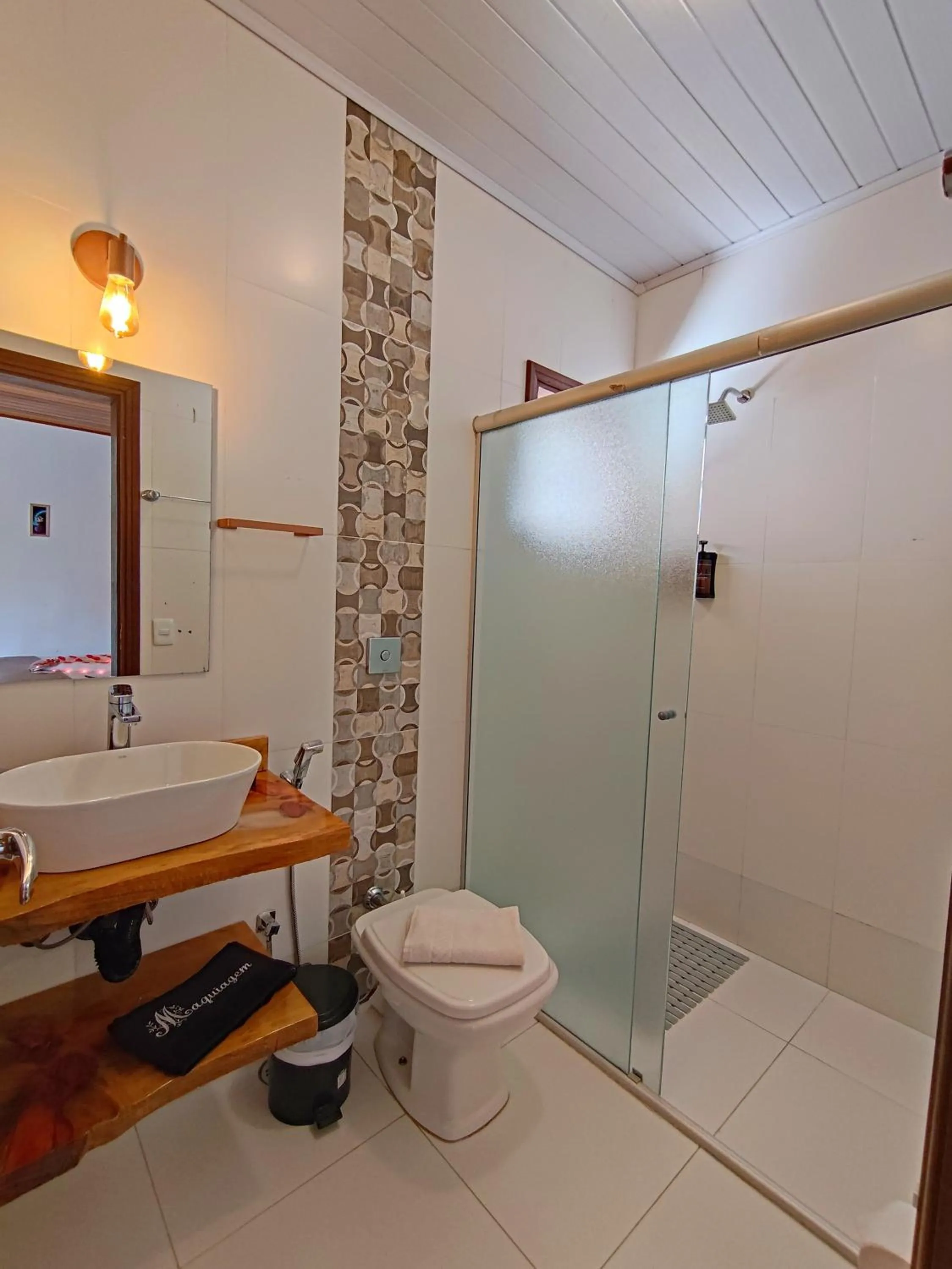 Shower in Chalés Leopoldo em Monte Verde