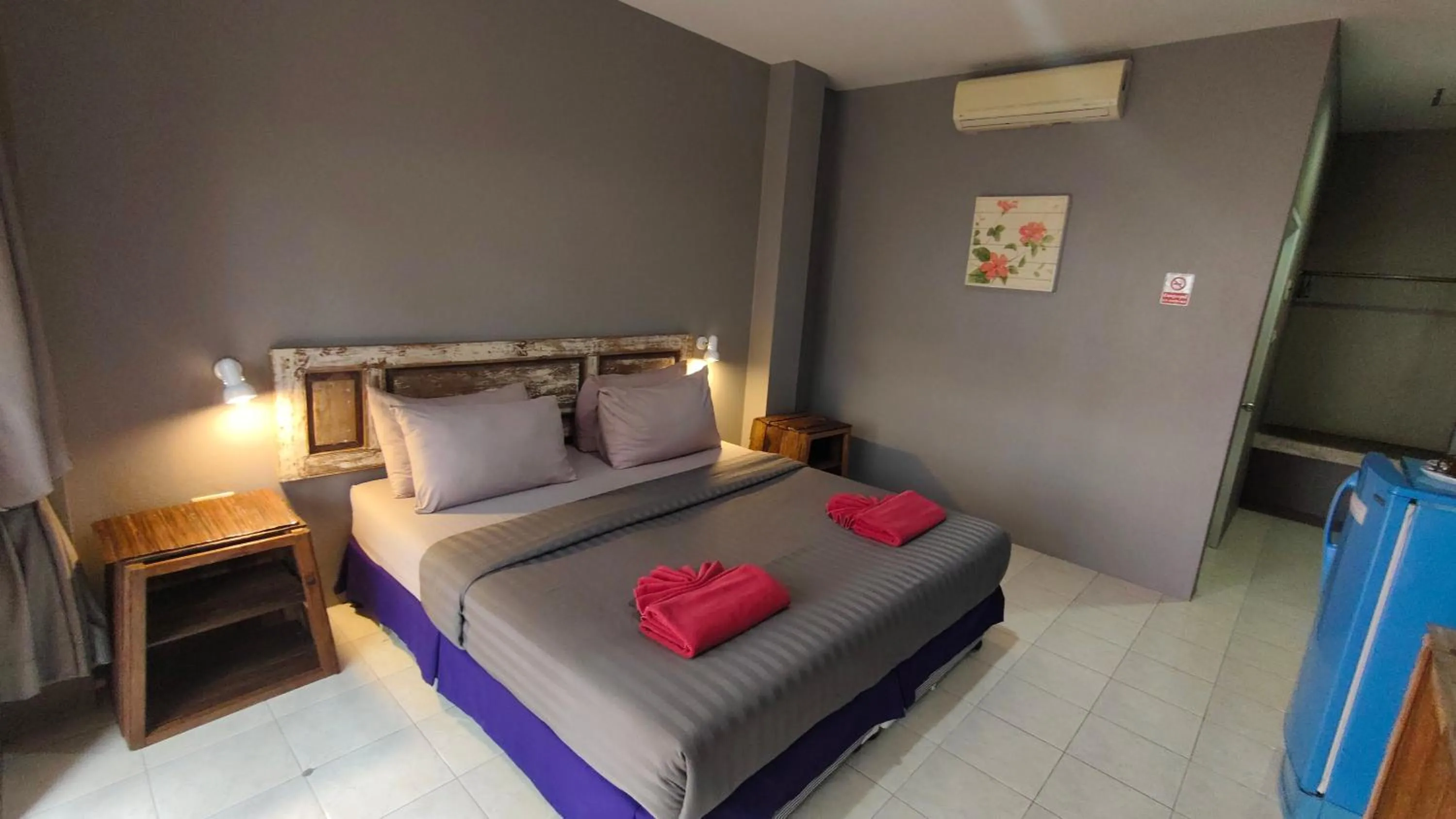 Bed in Baan Toom Village and Resort