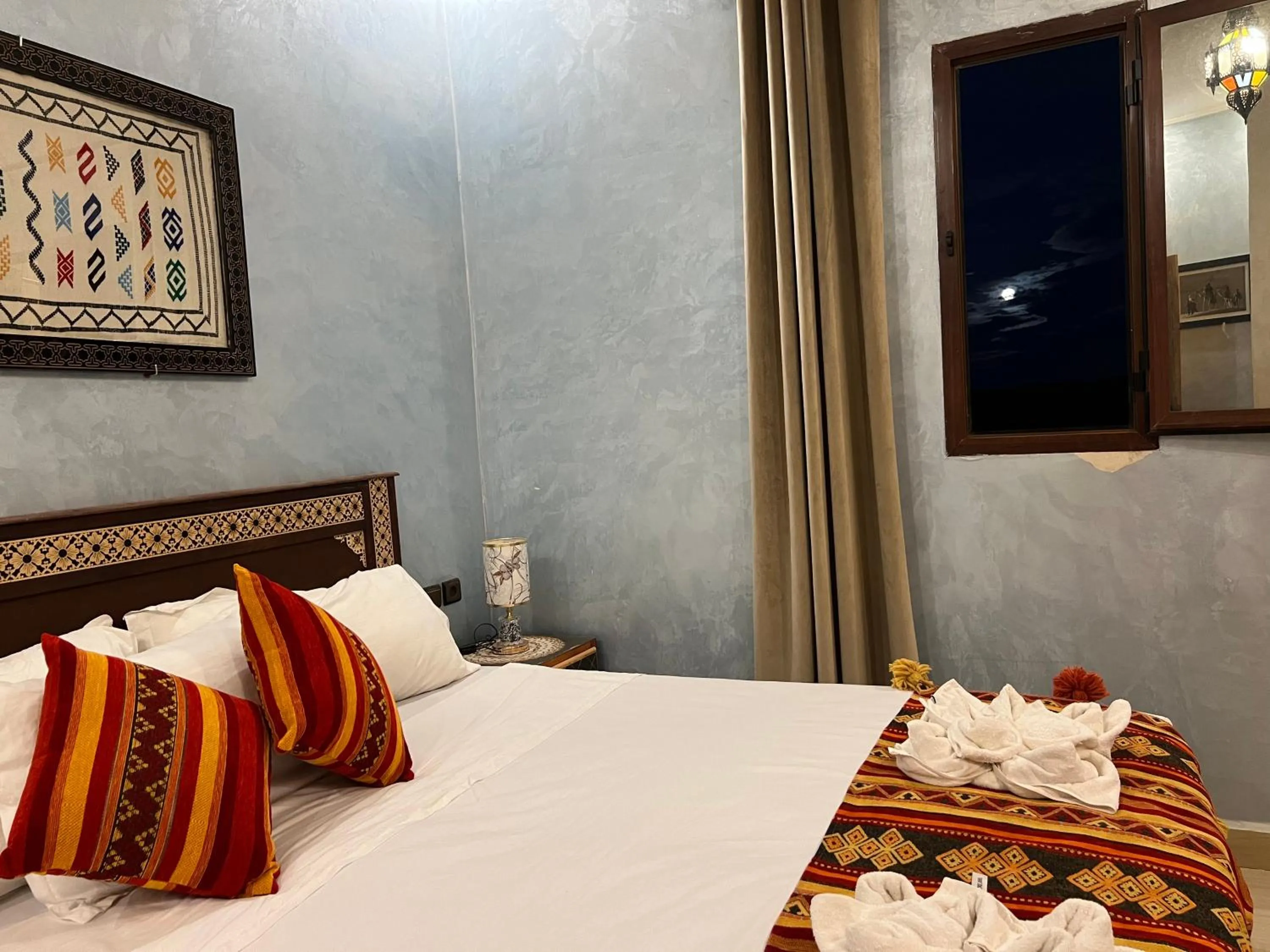 Property building, Bed in Hotel Berber Palace Merzouga