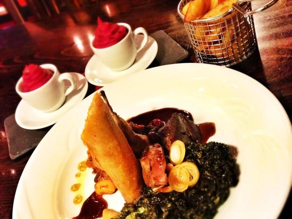 Dining area in The Hand at Llanarmon