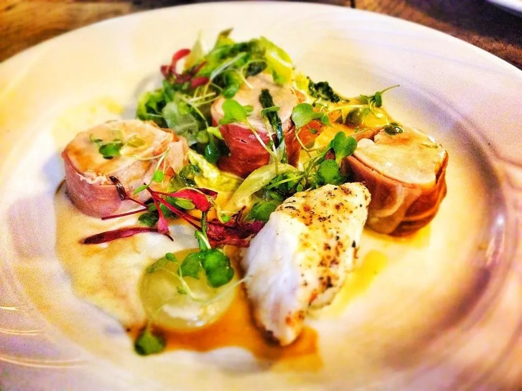 Dining area in The Hand at Llanarmon