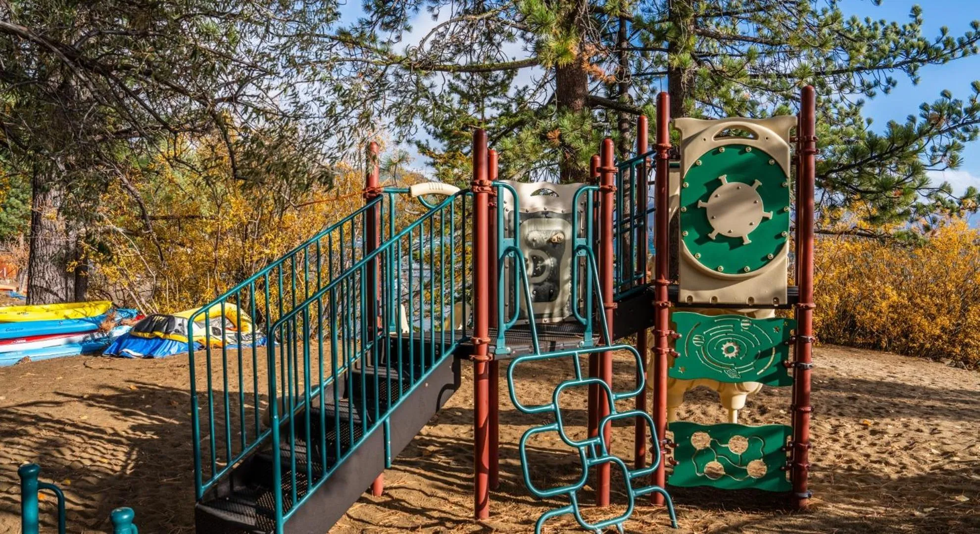 Children play ground in Tahoe Edgelake Beach Club