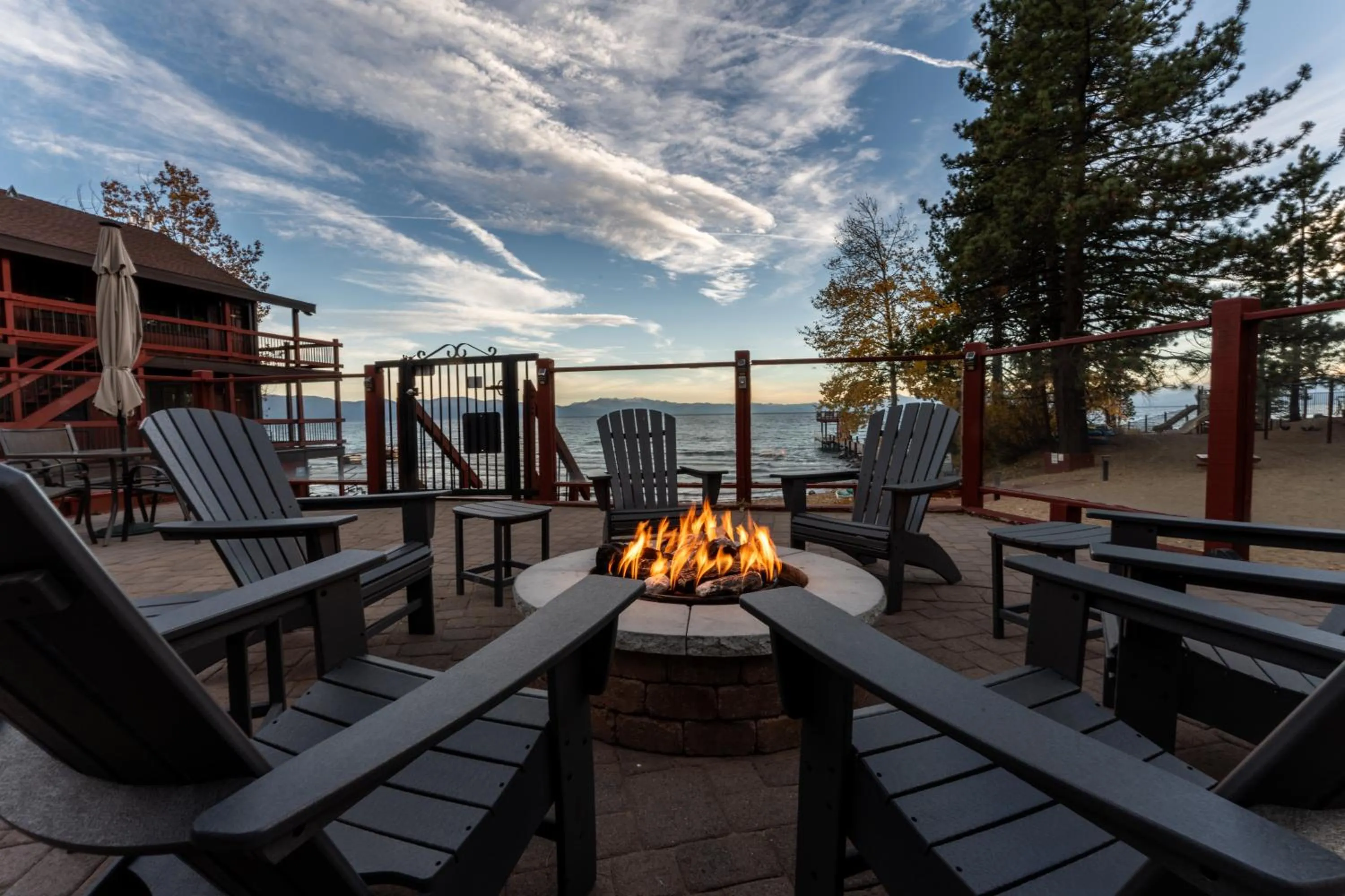 Patio in Tahoe Edgelake Beach Club