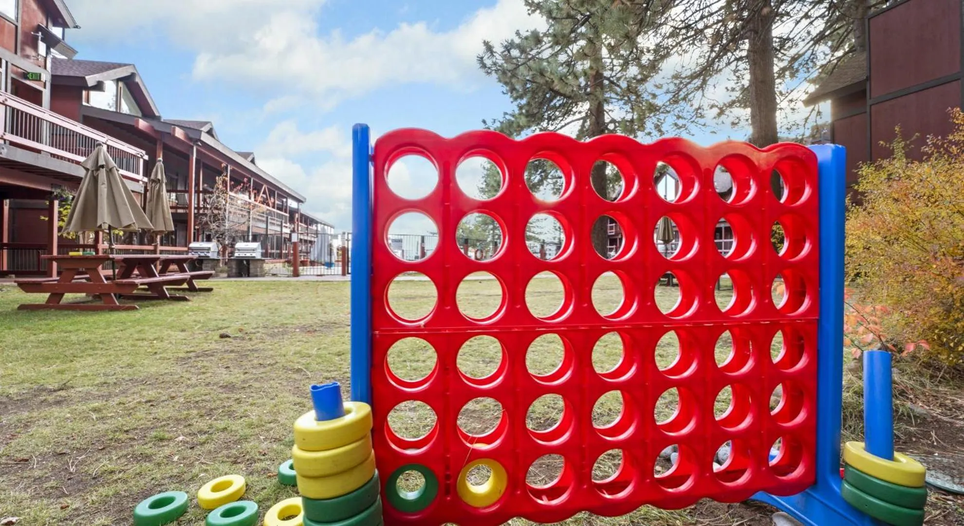 Children play ground in Tahoe Edgelake Beach Club