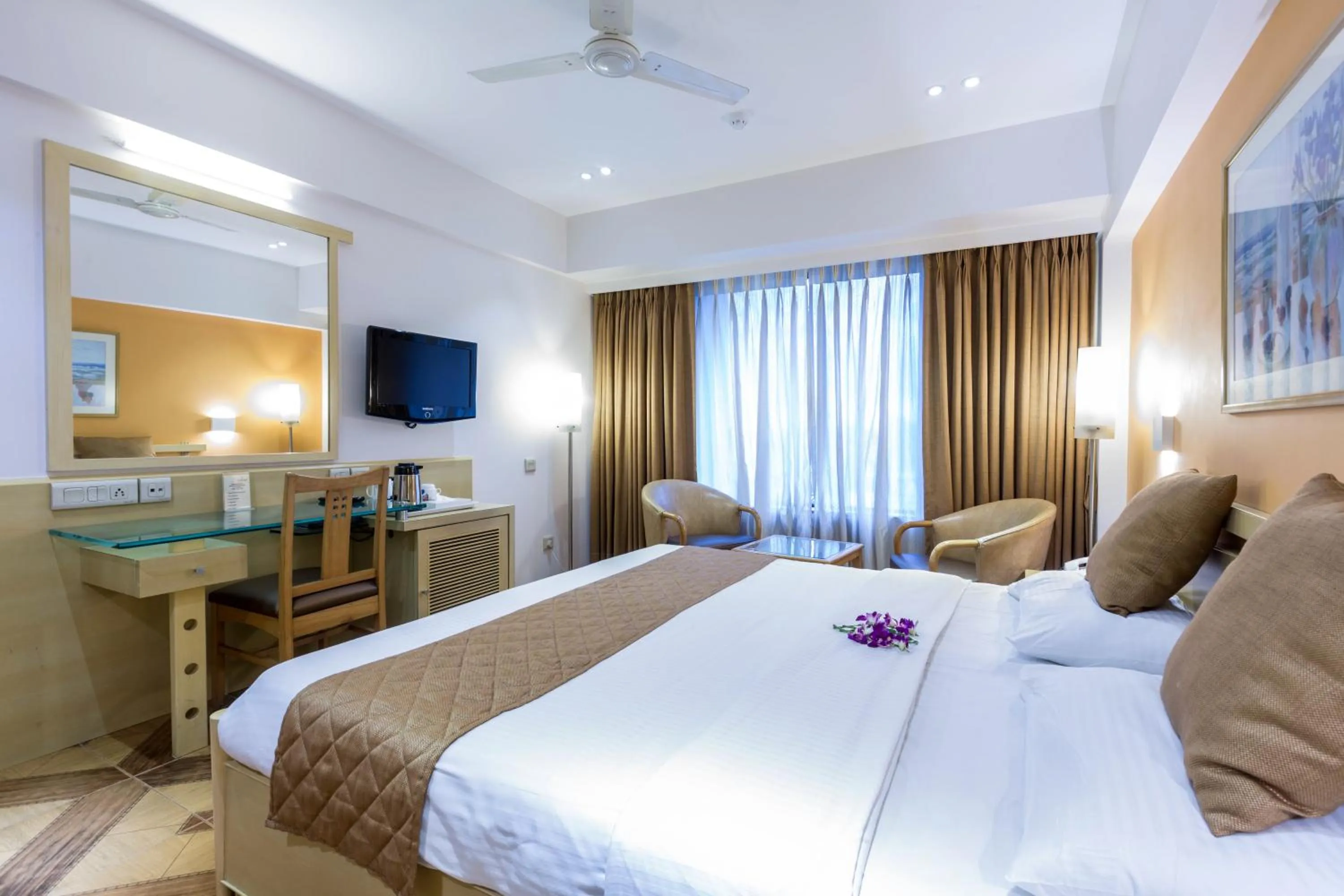 Bed in The Royal Orchid Hotel, Chembur