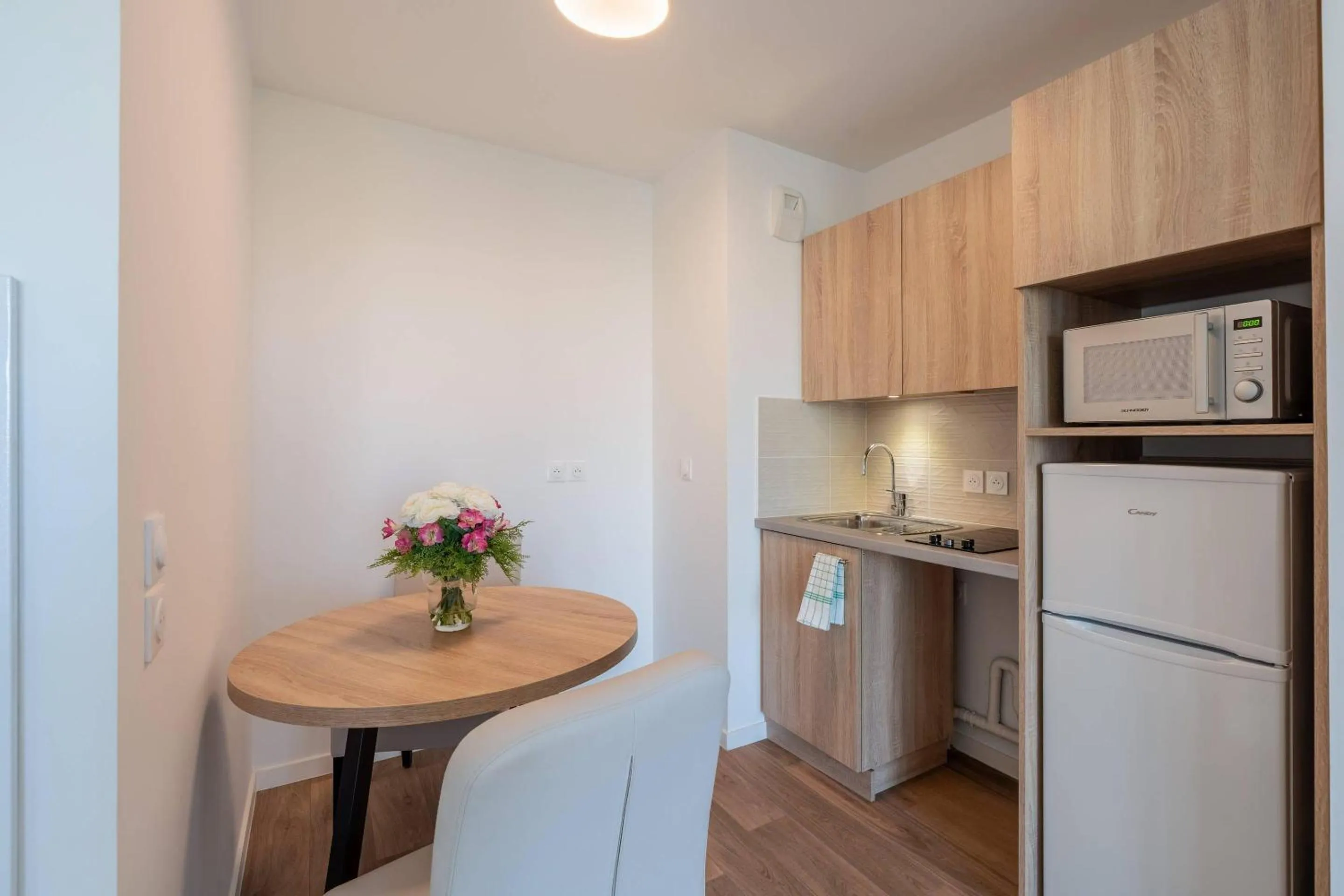 Kitchen or kitchenette in Quality Aparthotel Choisy Orly Airport