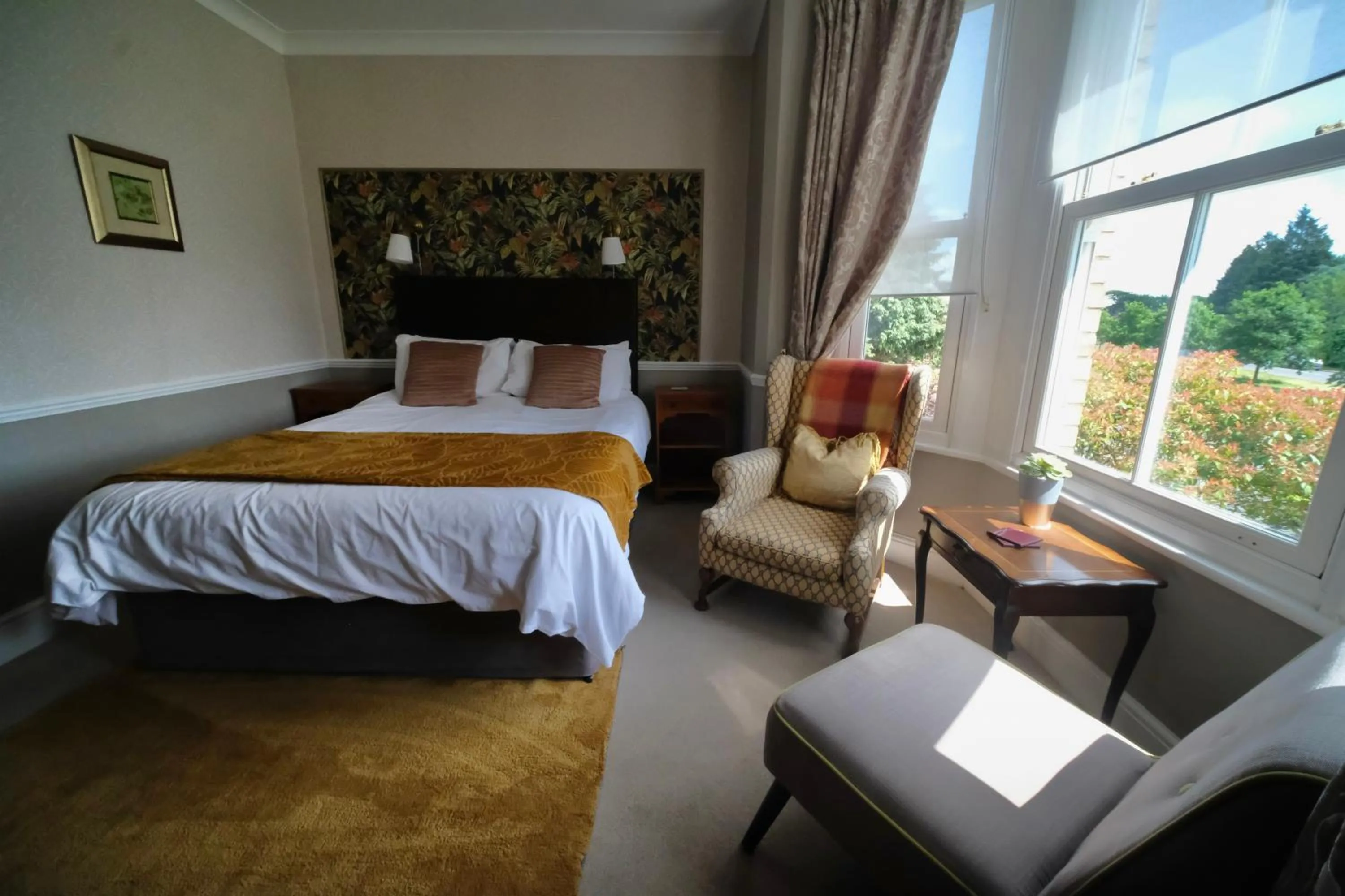 Bed in Cannara B and B