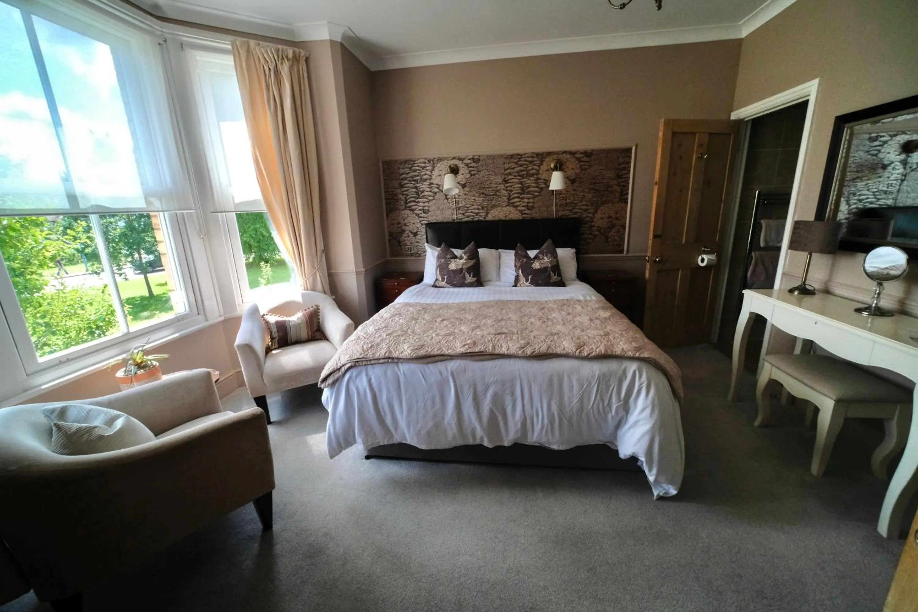 Bed in Cannara B and B