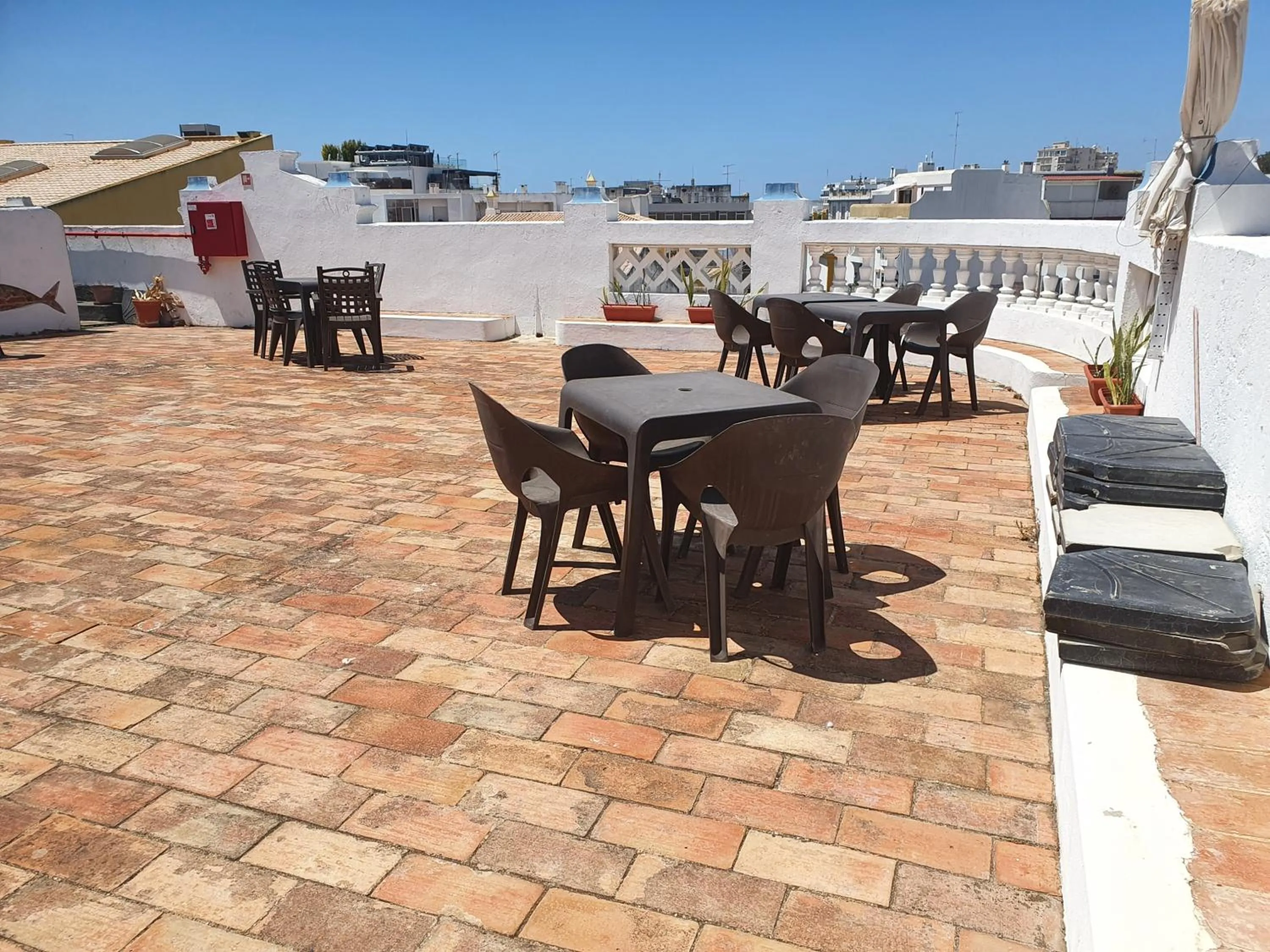 Balcony/Terrace in Baixa Terrace Hostel