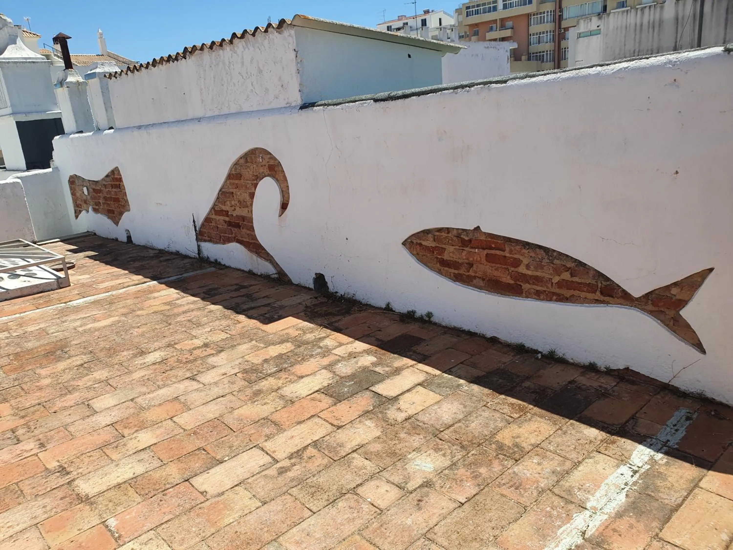 Balcony/Terrace in Baixa Terrace Hostel