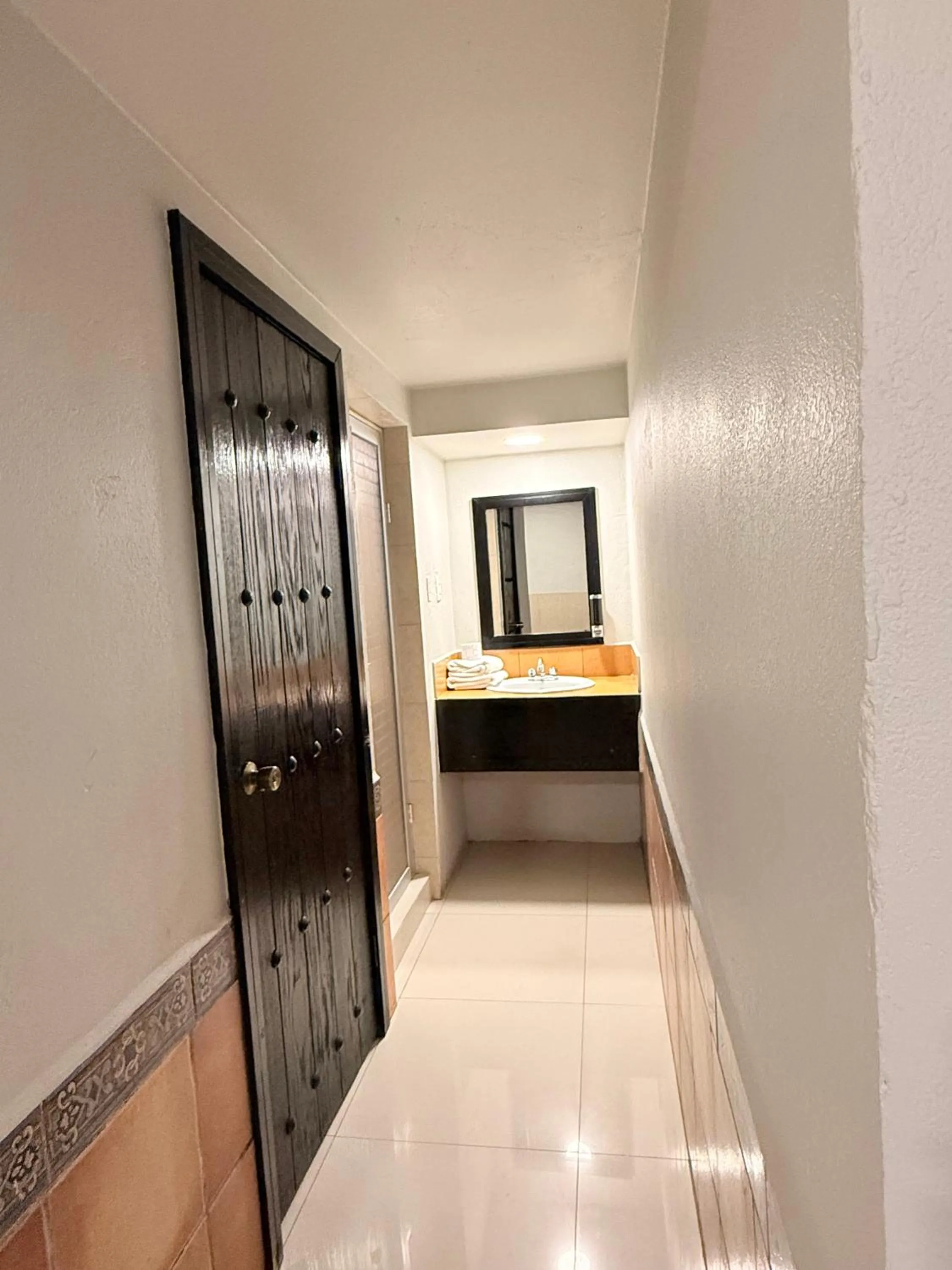Bathroom, Bed in Hotel Mirage Express
