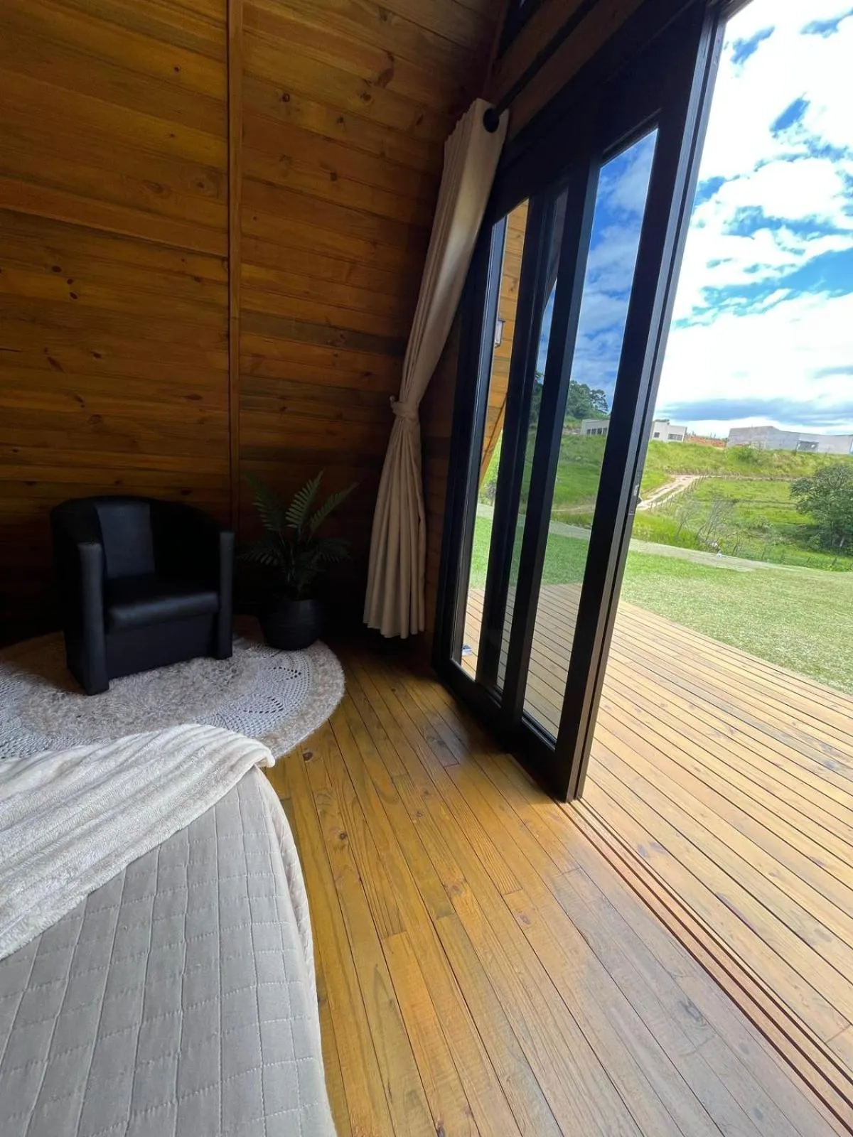 Bed in Hotel Guerra - Pousada Montebelo