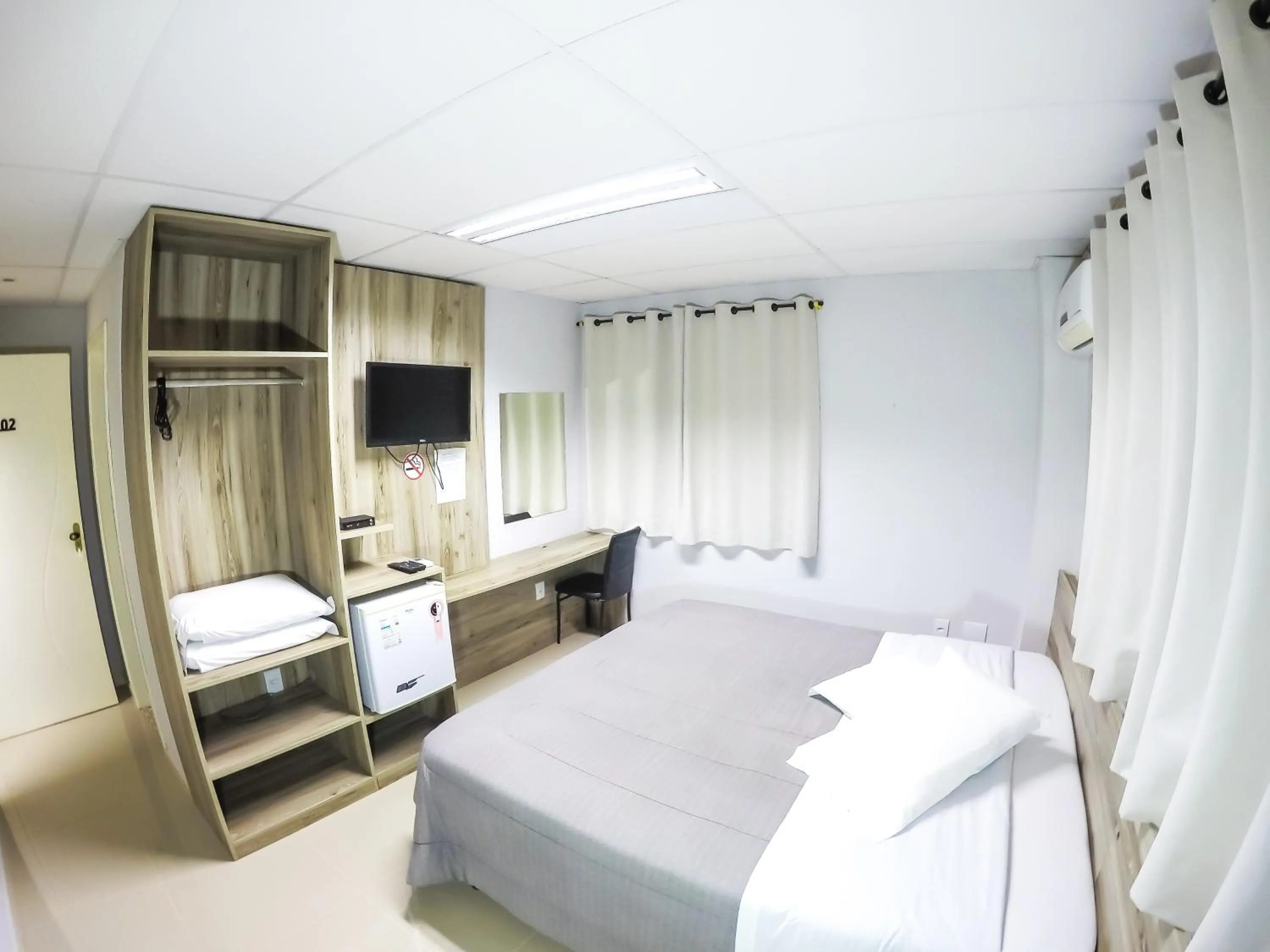 Bed in Hotel Guerra - Pousada Montebelo