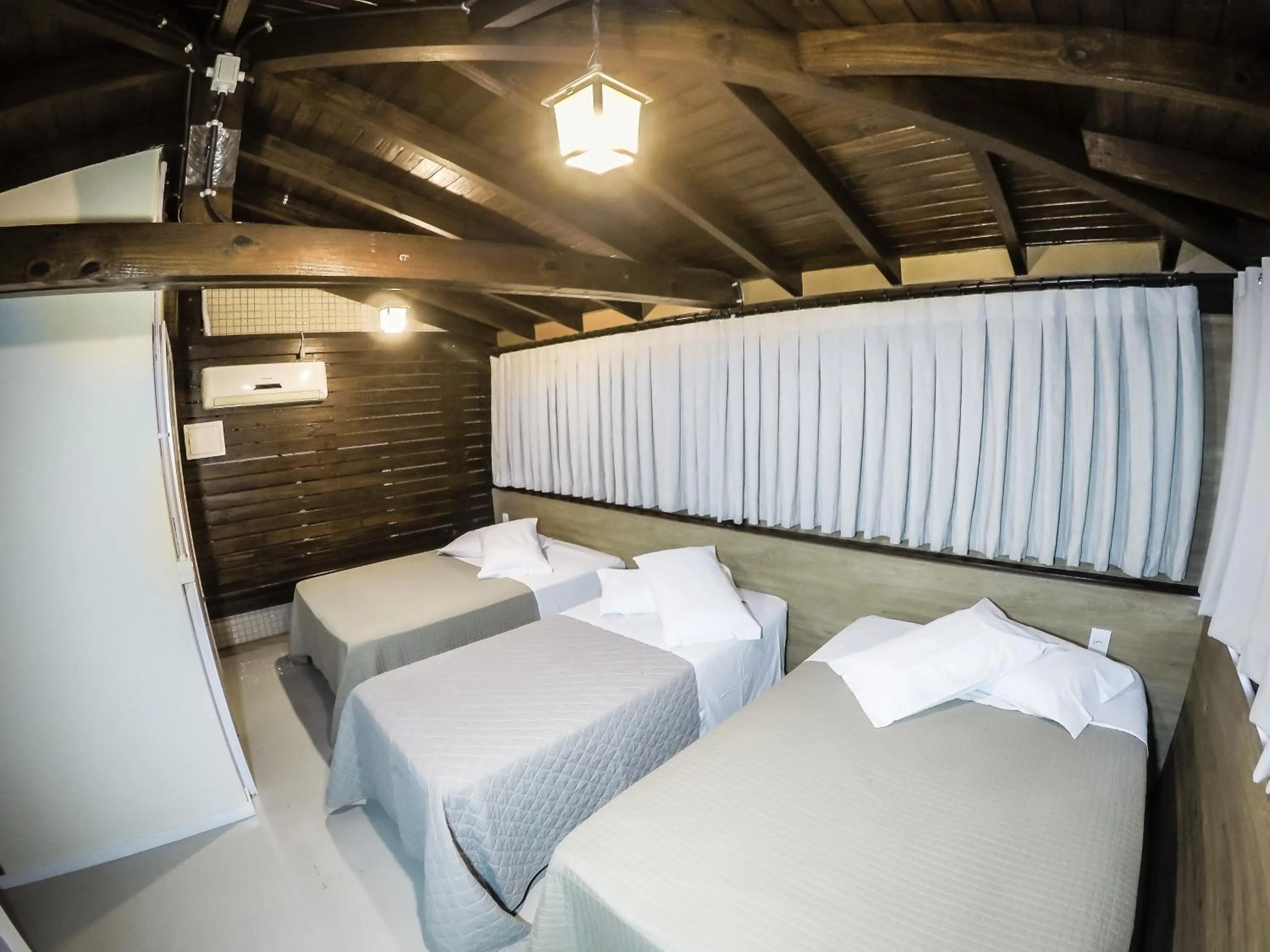 Bed in Hotel Guerra - Pousada Montebelo