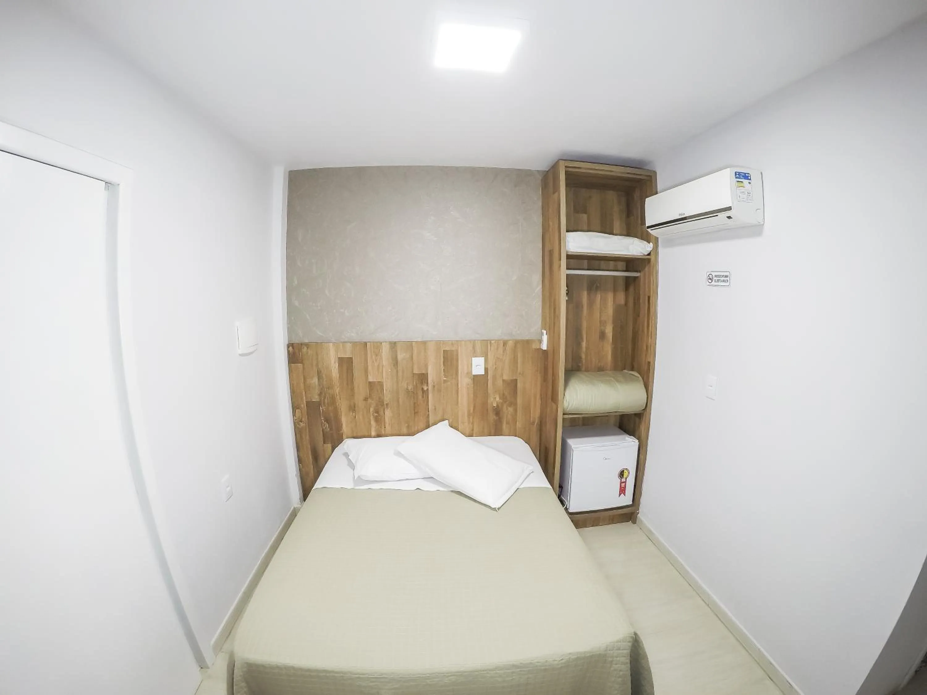 Bed in Hotel Guerra - Pousada Montebelo