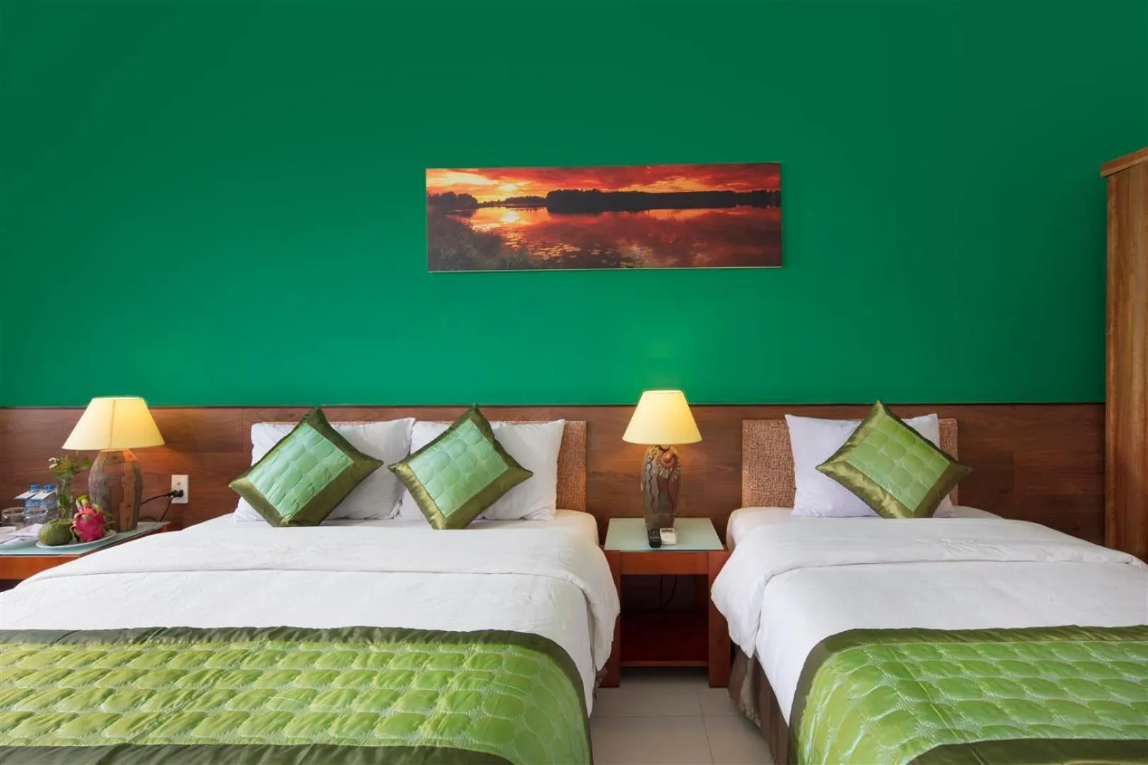 Bed in Sai Gon Phong Nha Hotel