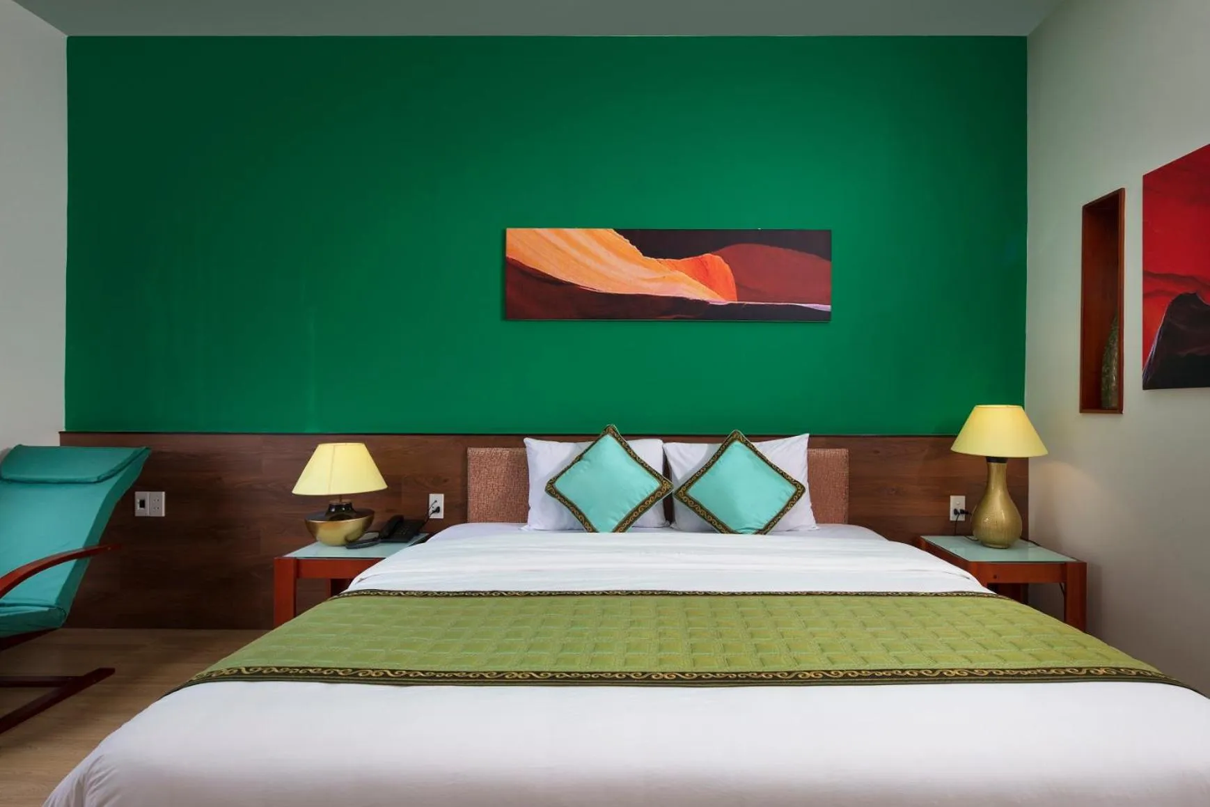 Bed in Sai Gon Phong Nha Hotel