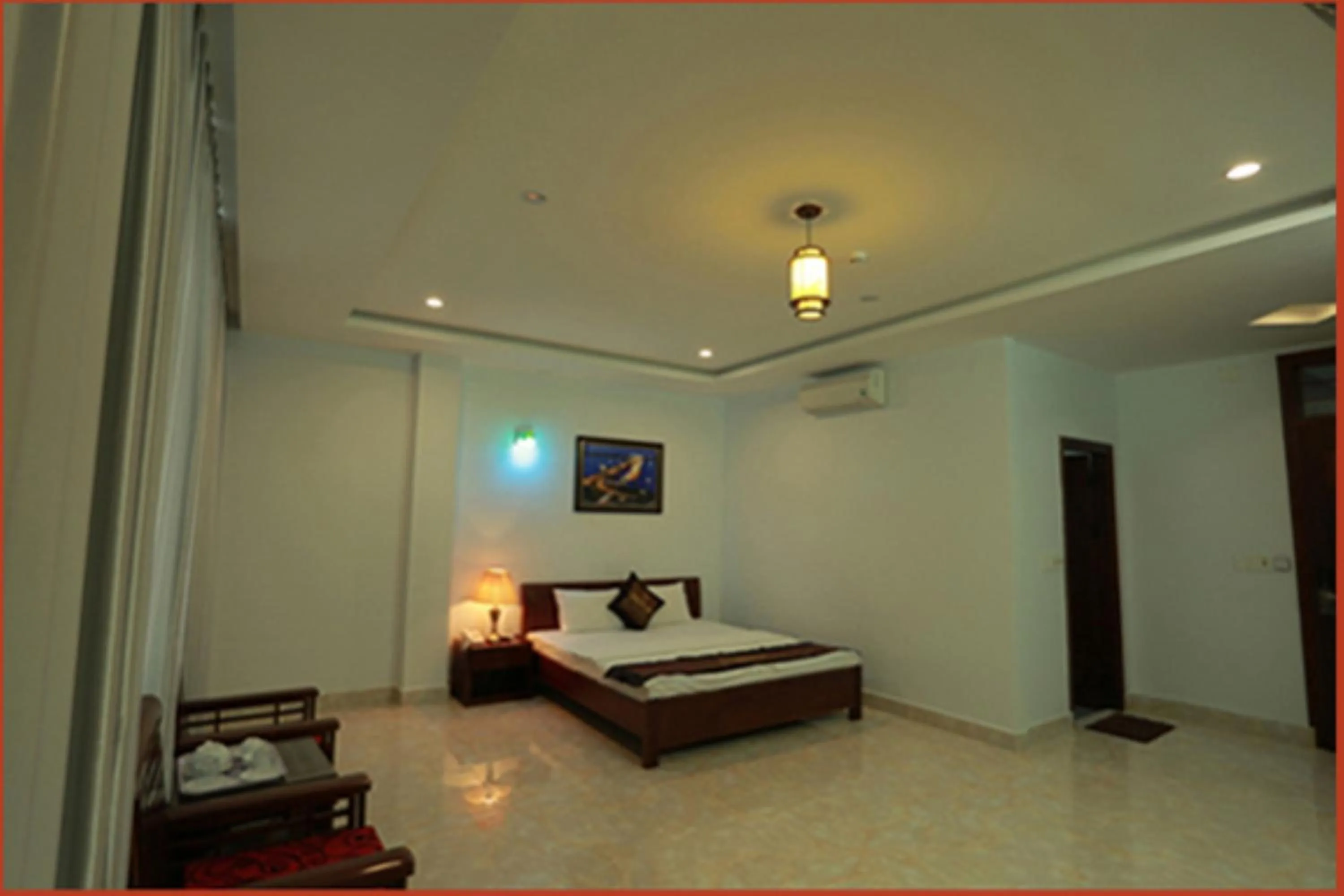 Photo of the whole room, Bed in Tan Truong Son Hotel