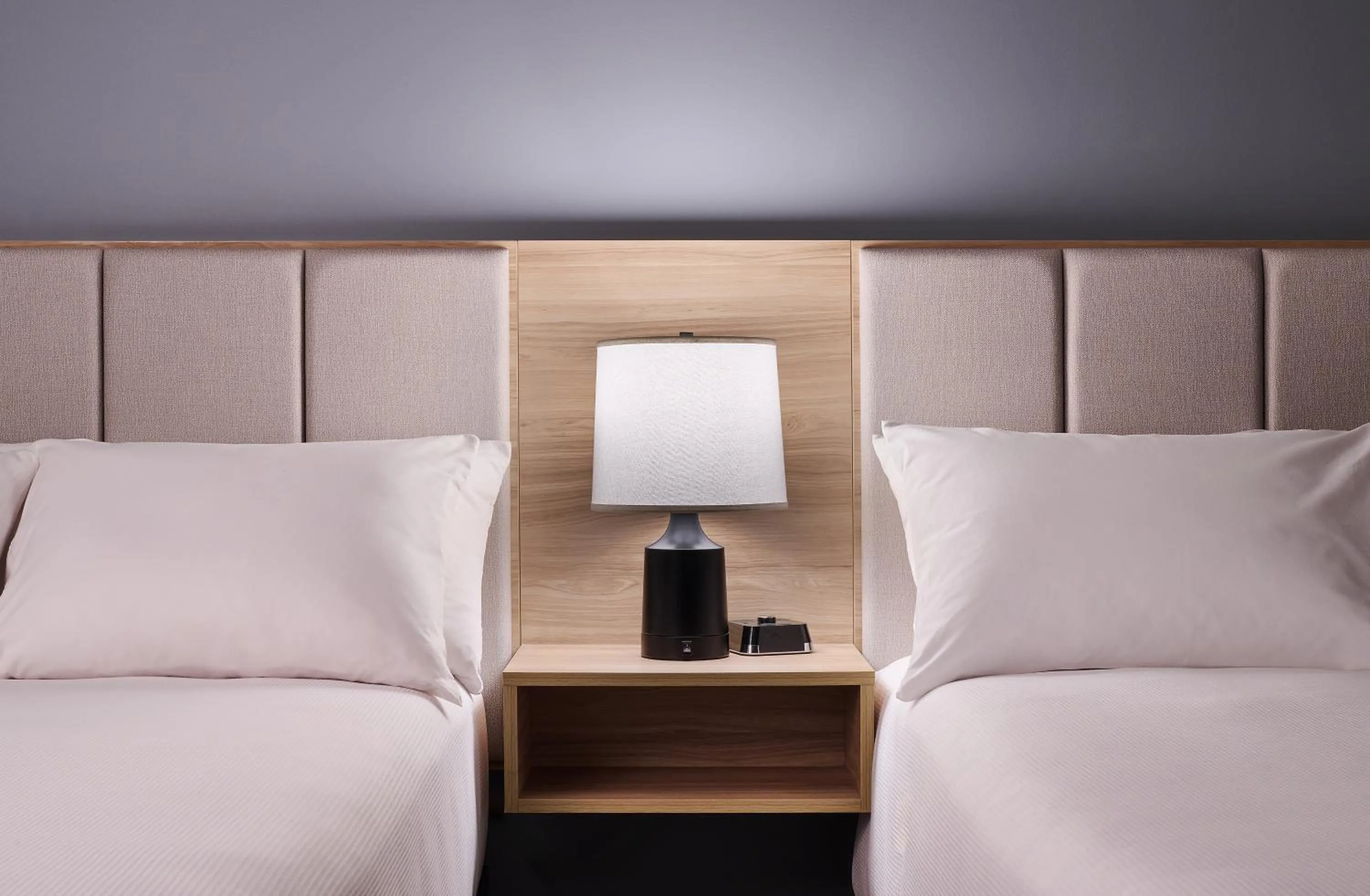 Queen Studio Suite with Two Queen Beds - Accessible Roll-In Shower in Hyatt Studios Harrisonburg