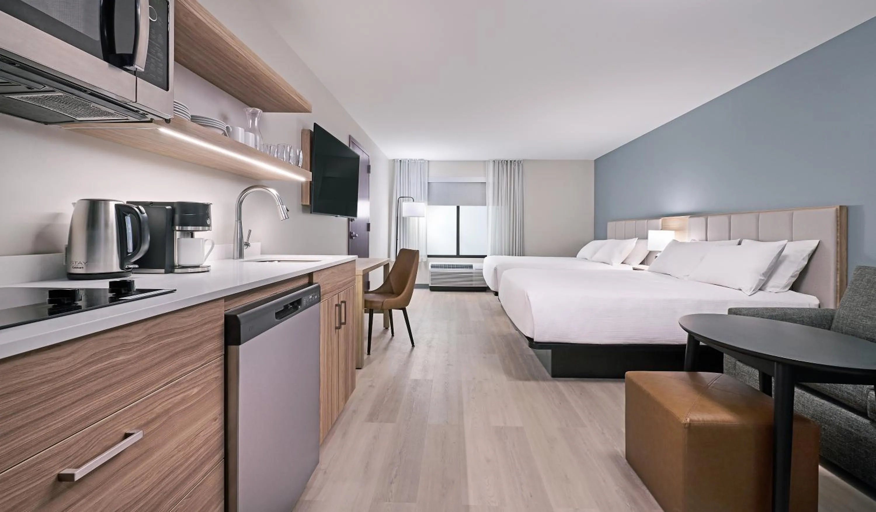 Queen Studio Suite with Two Queen Beds in Hyatt Studios Harrisonburg