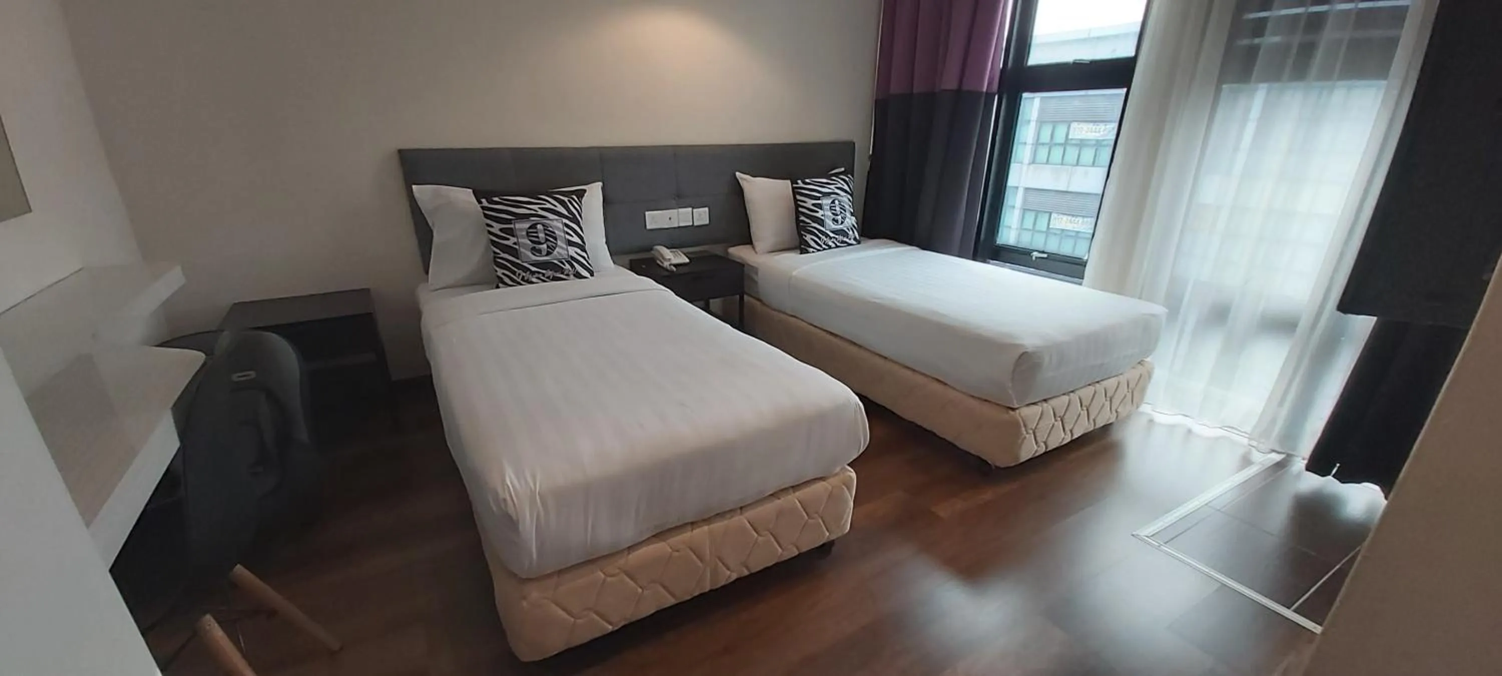 Bedroom, Bed in 9 Square Hotel - Subang