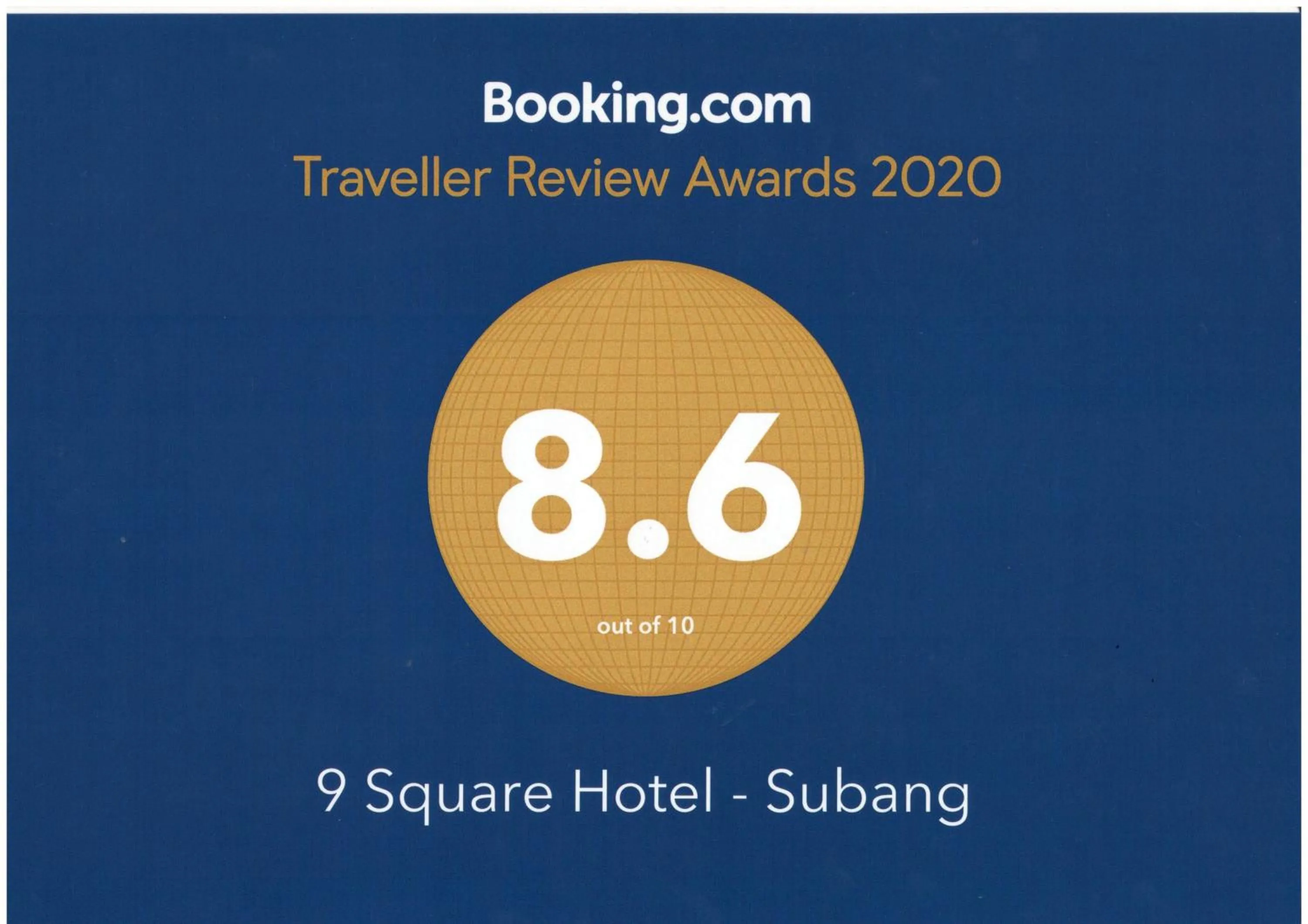 Certificate/Award in 9 Square Hotel - Subang