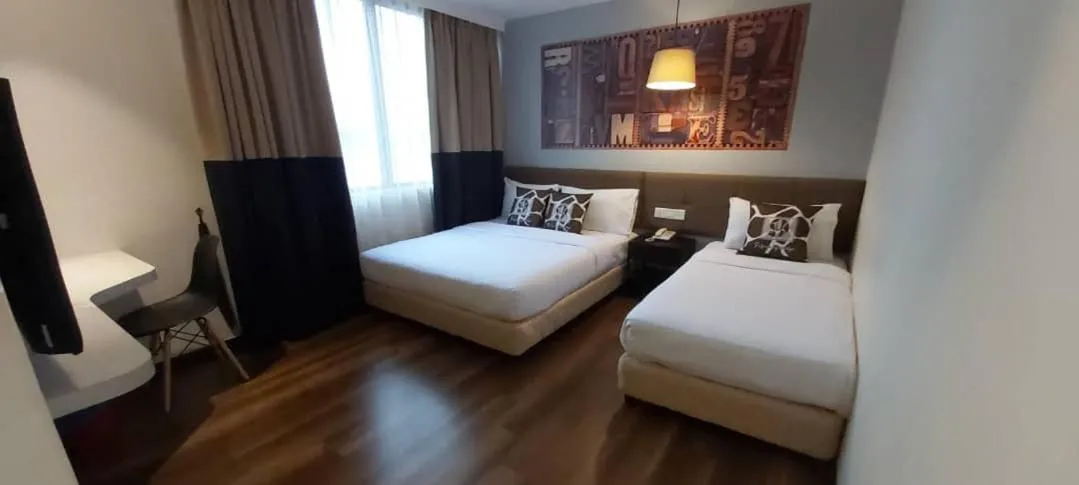 Bedroom, Bed in 9 Square Hotel - Subang