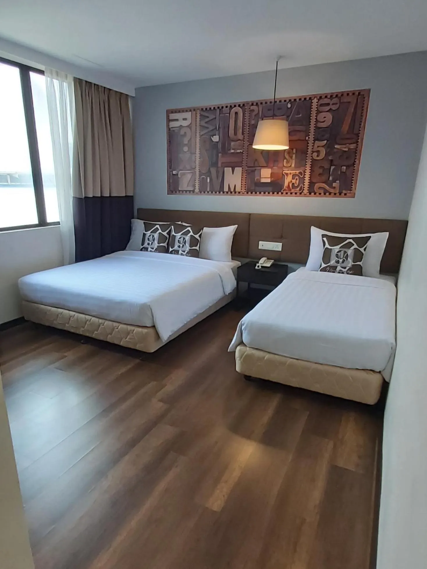 Bedroom, Bed in 9 Square Hotel - Subang