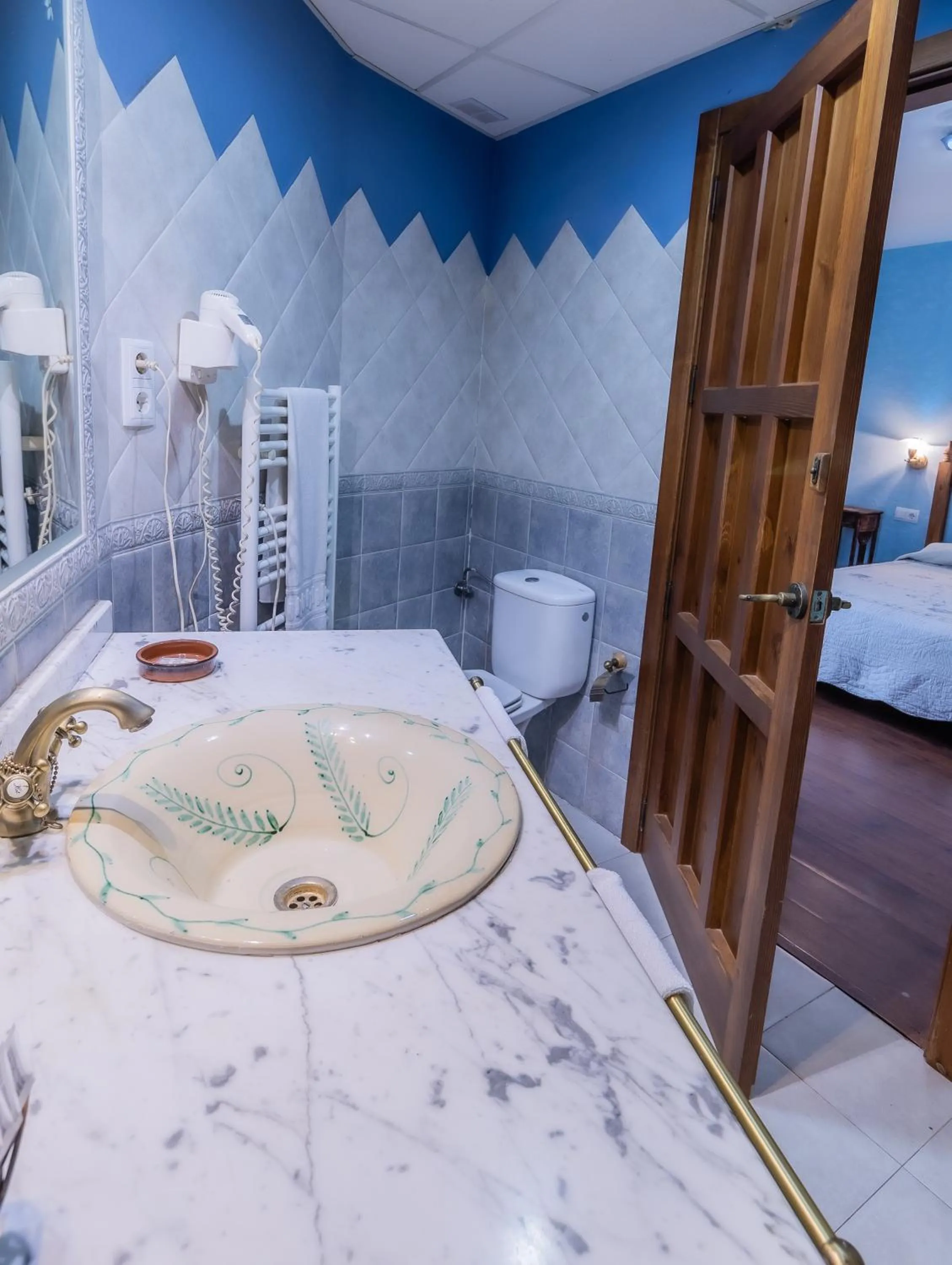 Bathroom, Bed in Hotel Rural El Labriego by Vivere Stays