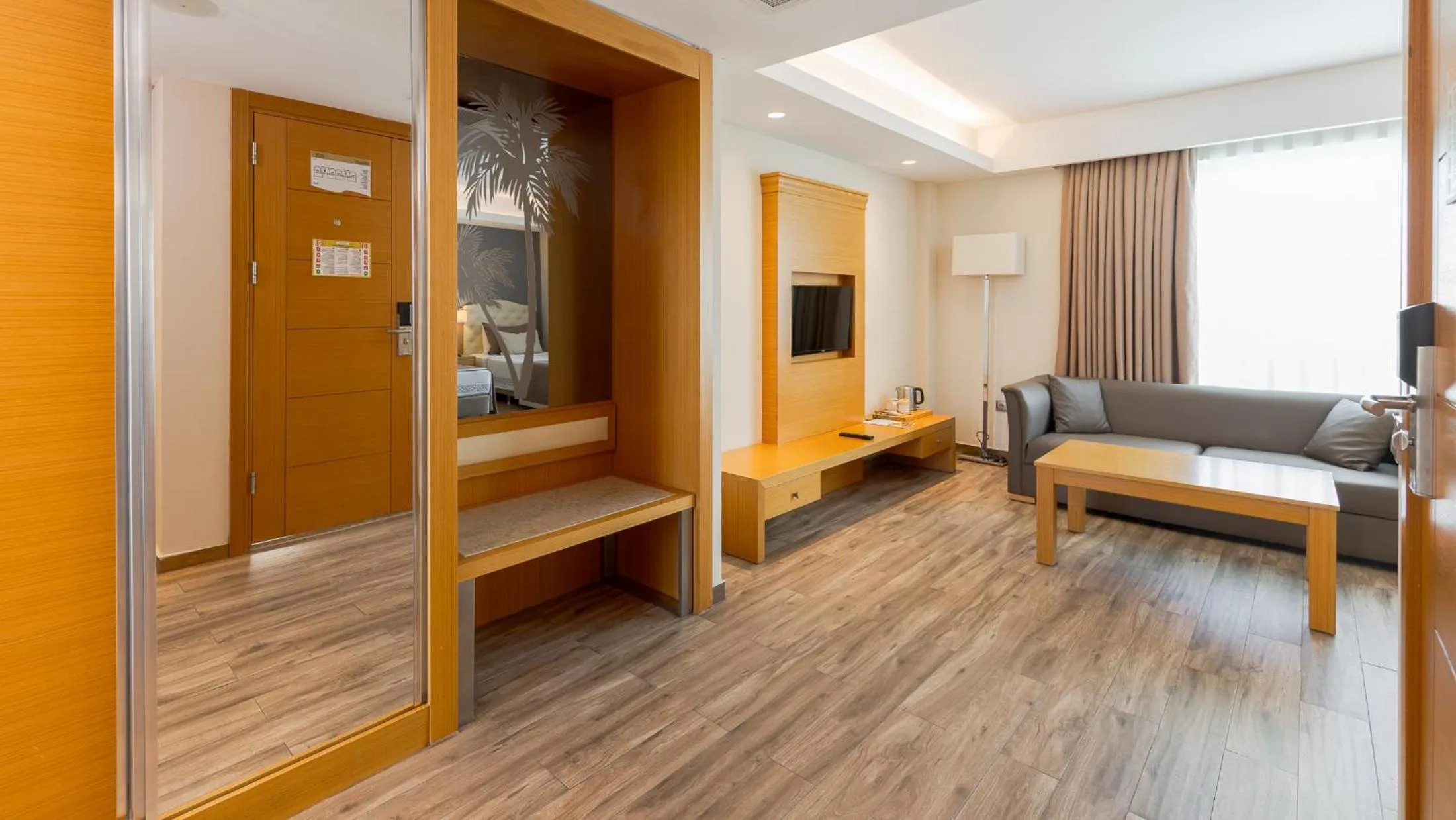 Communal lounge/ TV room, Bed in Aquasis De Luxe Resort & SPA - Ultra All Inclusive