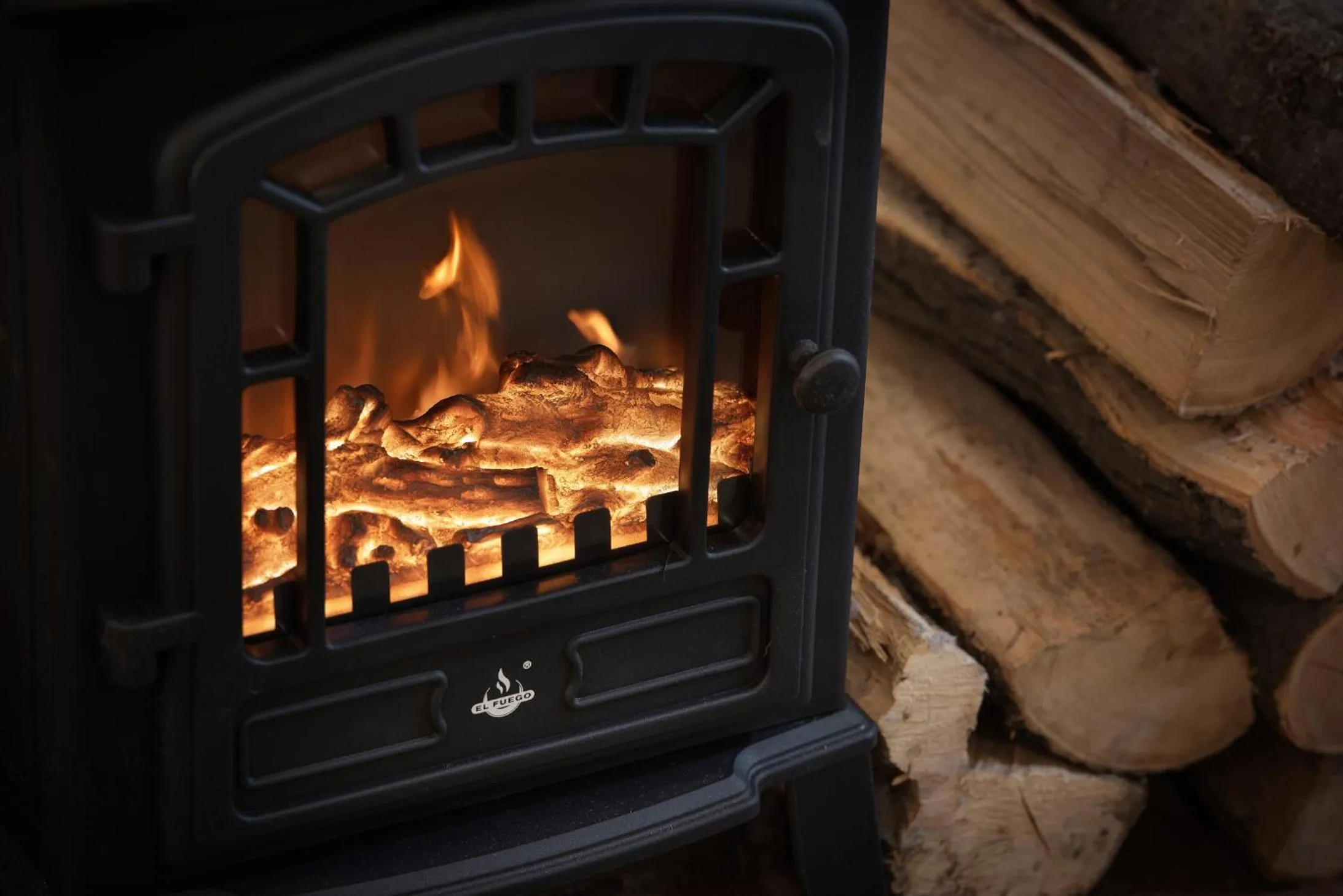 fireplace in U Šuterů Boutique Hotel