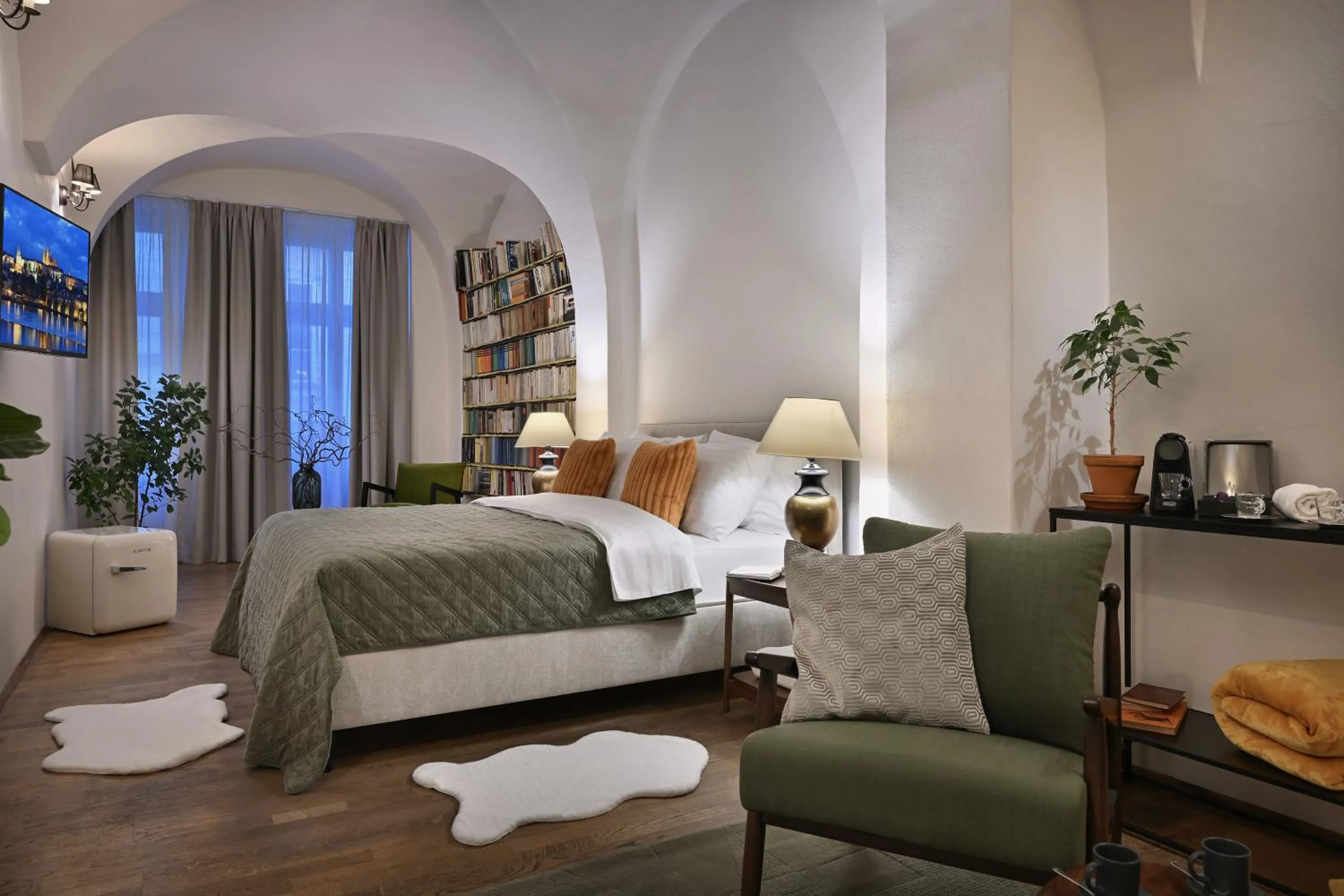 Bedroom, Bed in U Šuterů Boutique Hotel