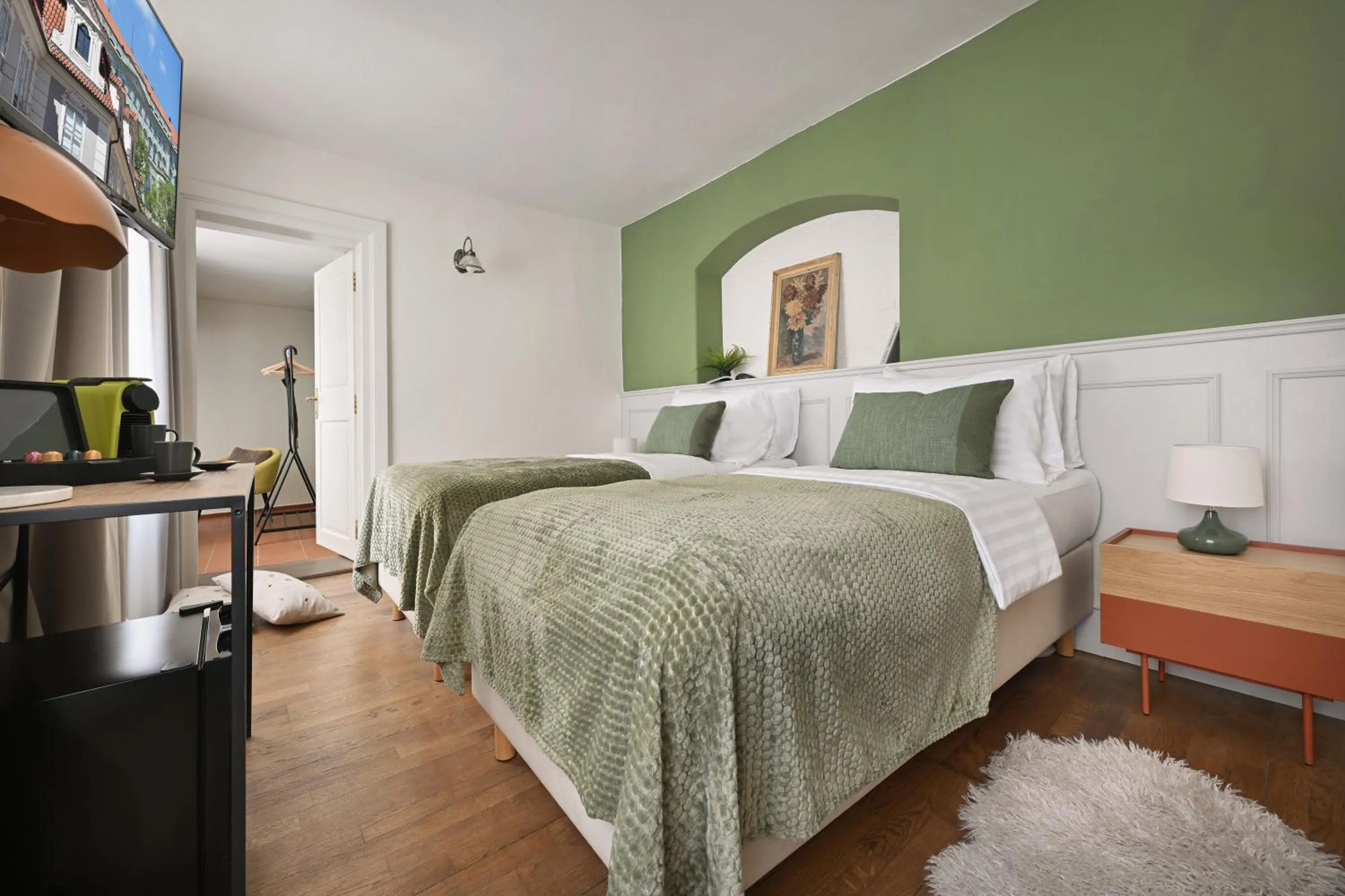 Bedroom, Bed in U Šuterů Boutique Hotel