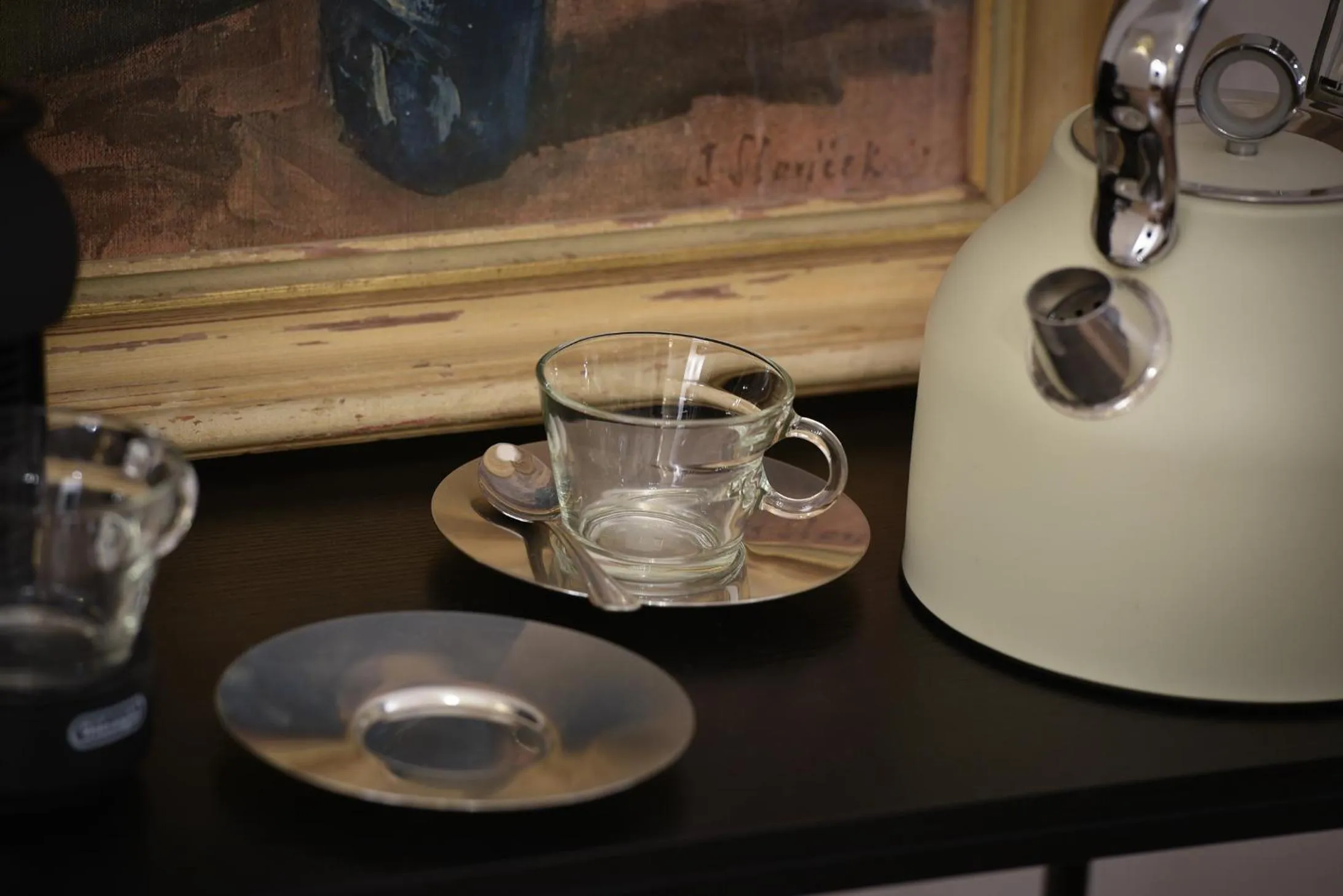 Decorative detail in U Šuterů Boutique Hotel