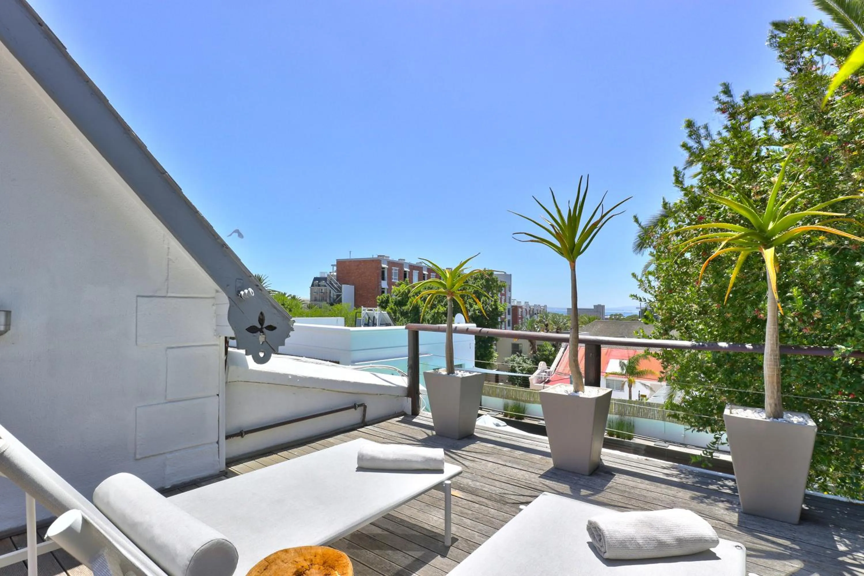 Patio in Cape Diem Lodge