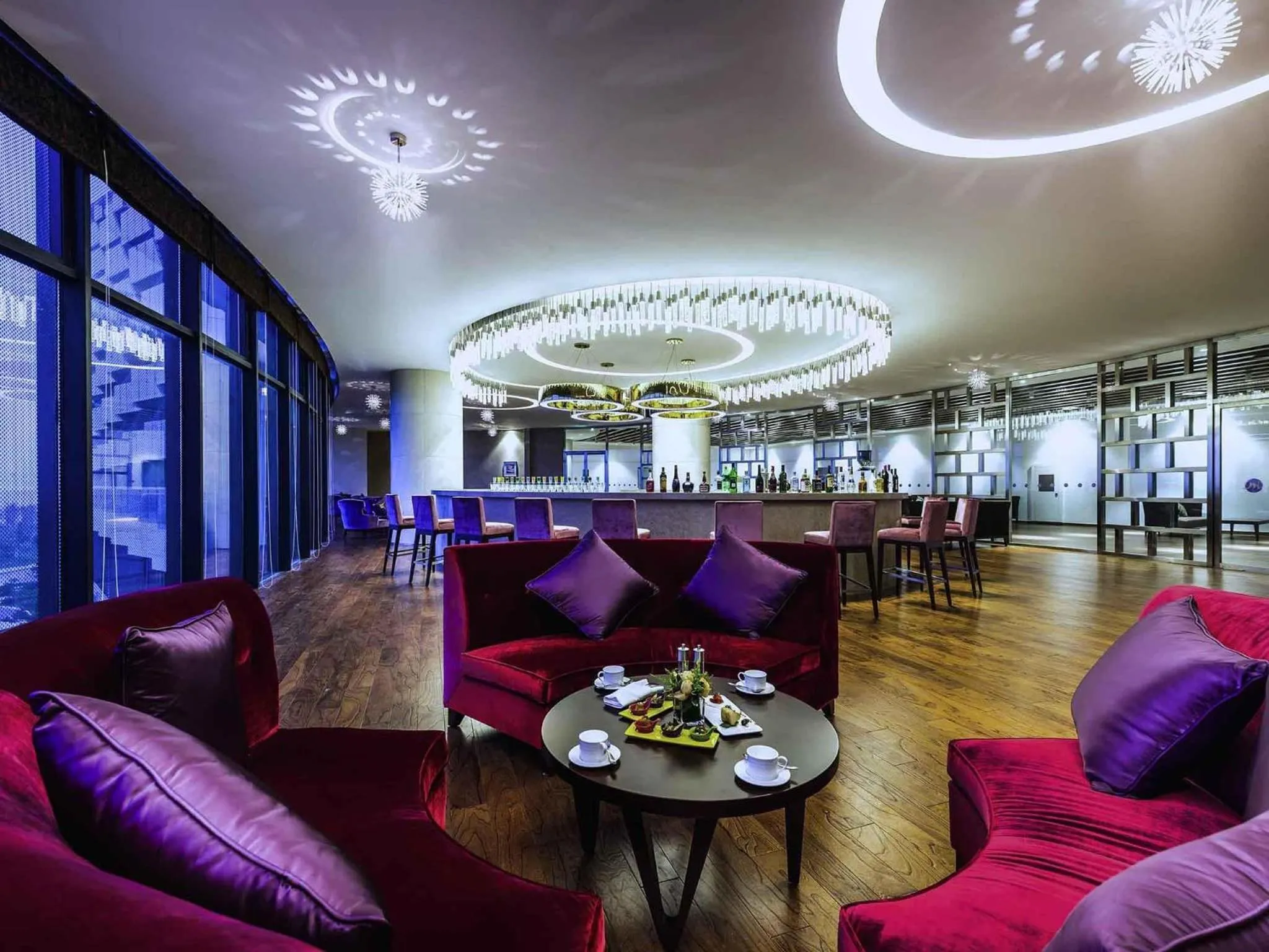 Lounge or bar in Grand Mercure Qingdao Qinglong