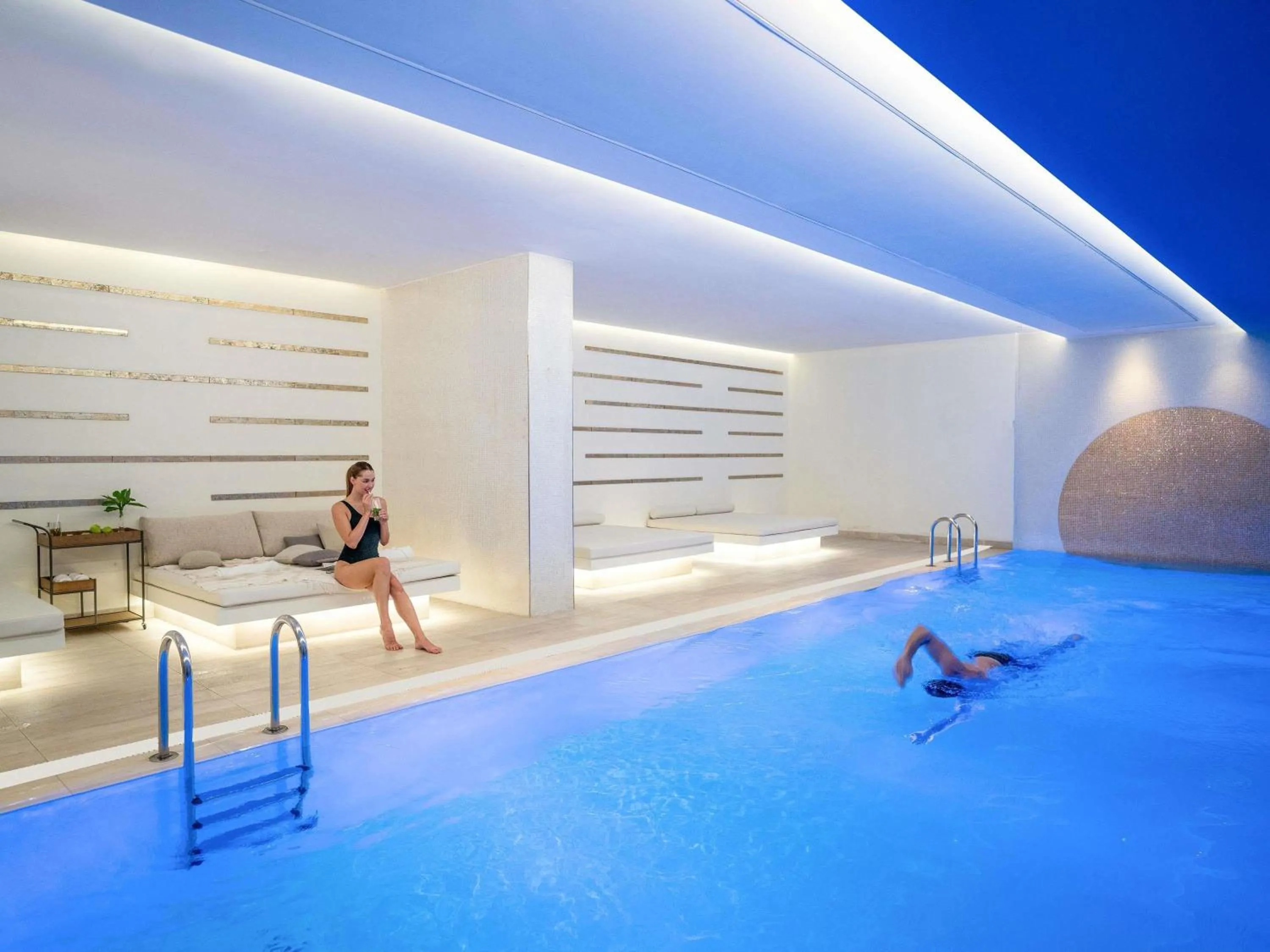 Pool view in Novotel Istanbul Bosphorus Hotel