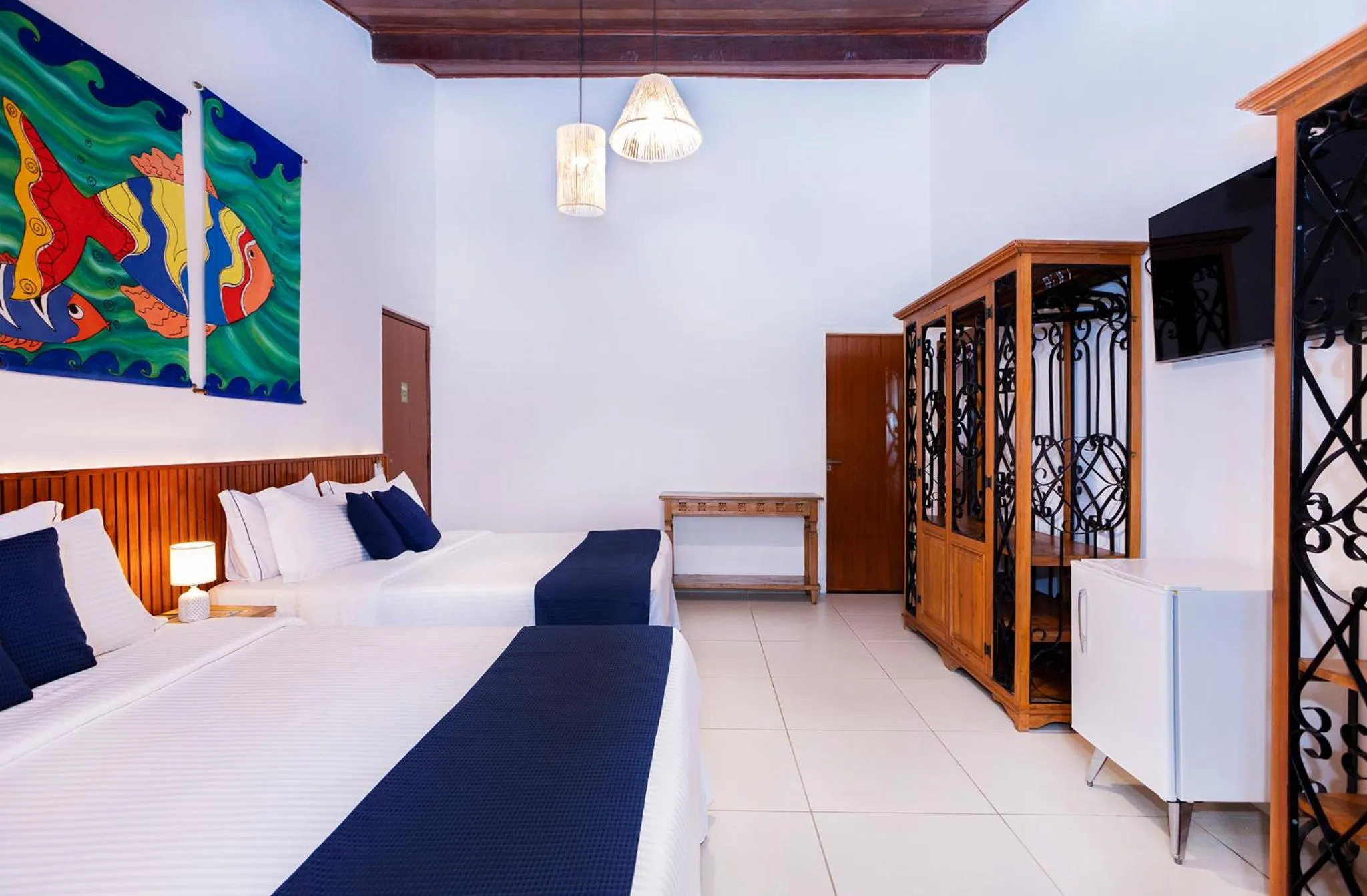 Bed in Hotel Village Enseada