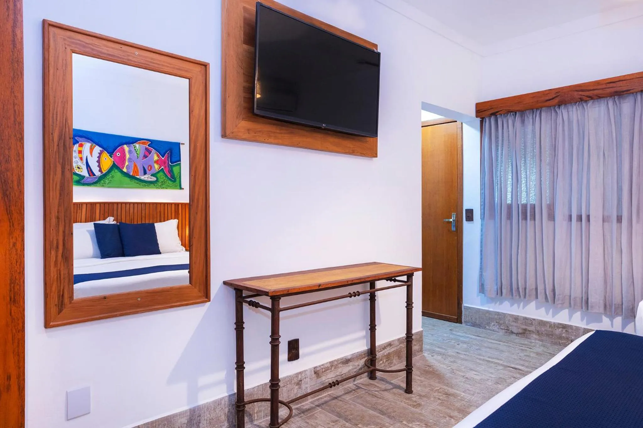 TV and multimedia, Bed in Hotel Village Enseada