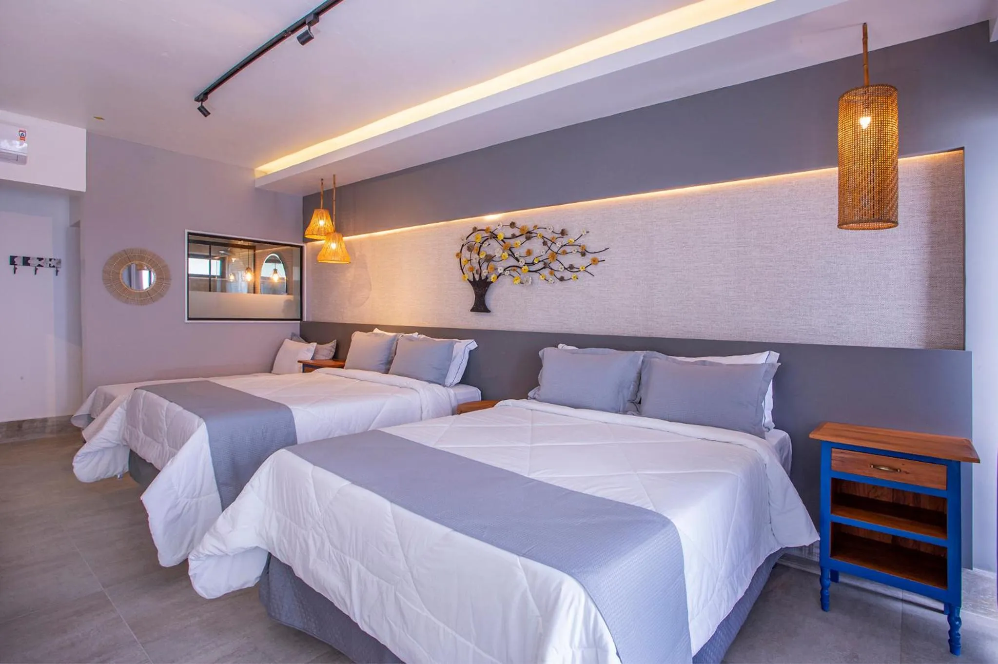 Bedroom, Bed in Hotel Village Enseada