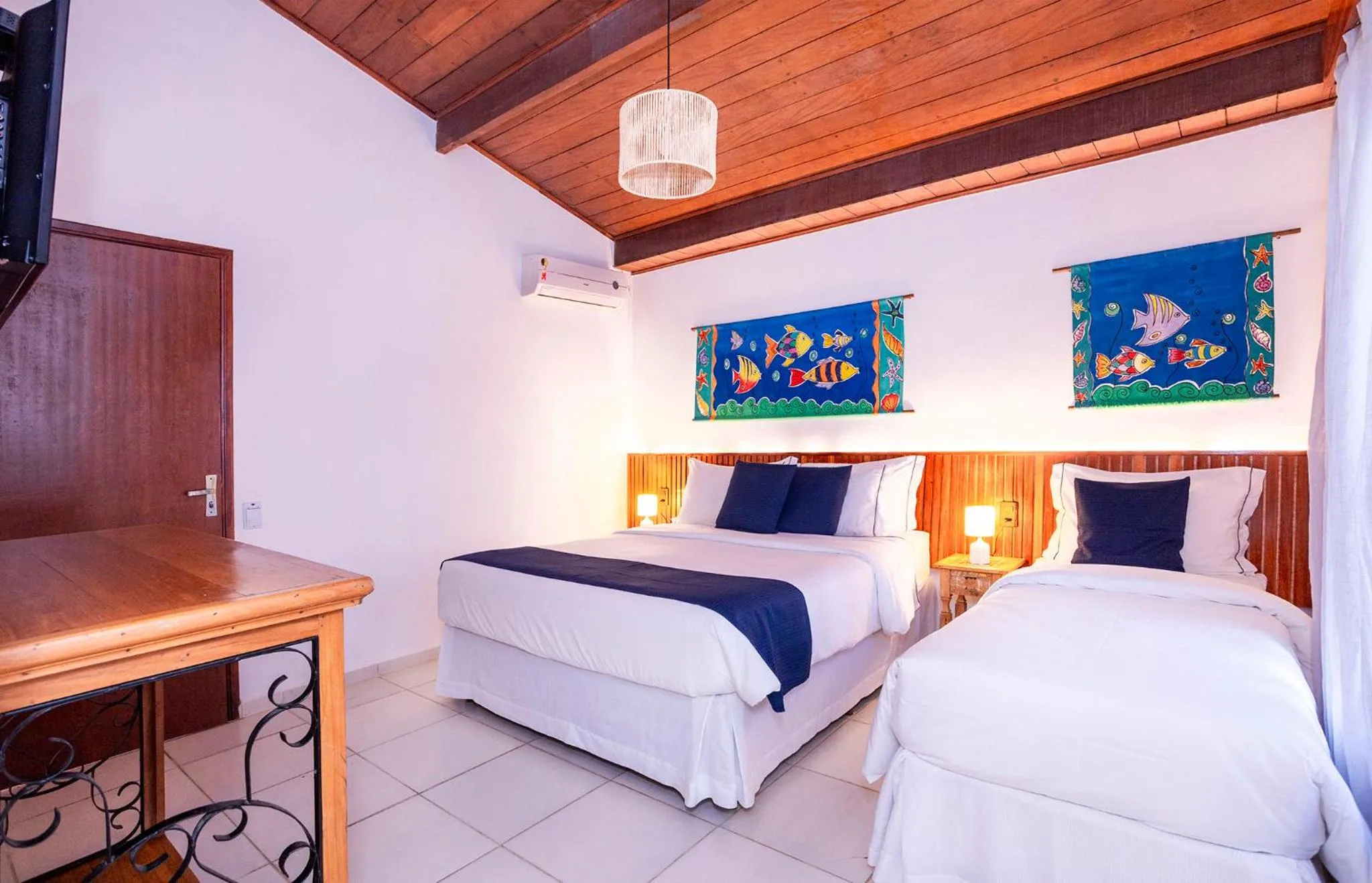 Bed in Hotel Village Enseada