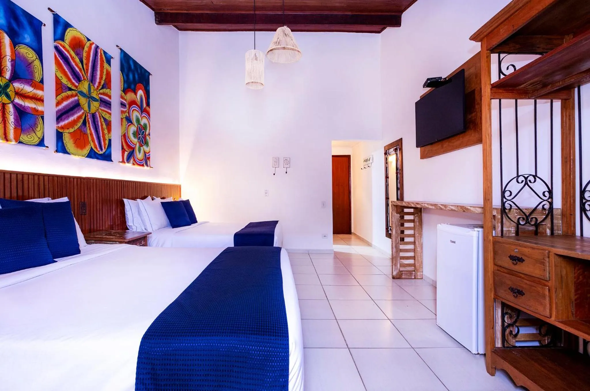 Bed in Hotel Village Enseada