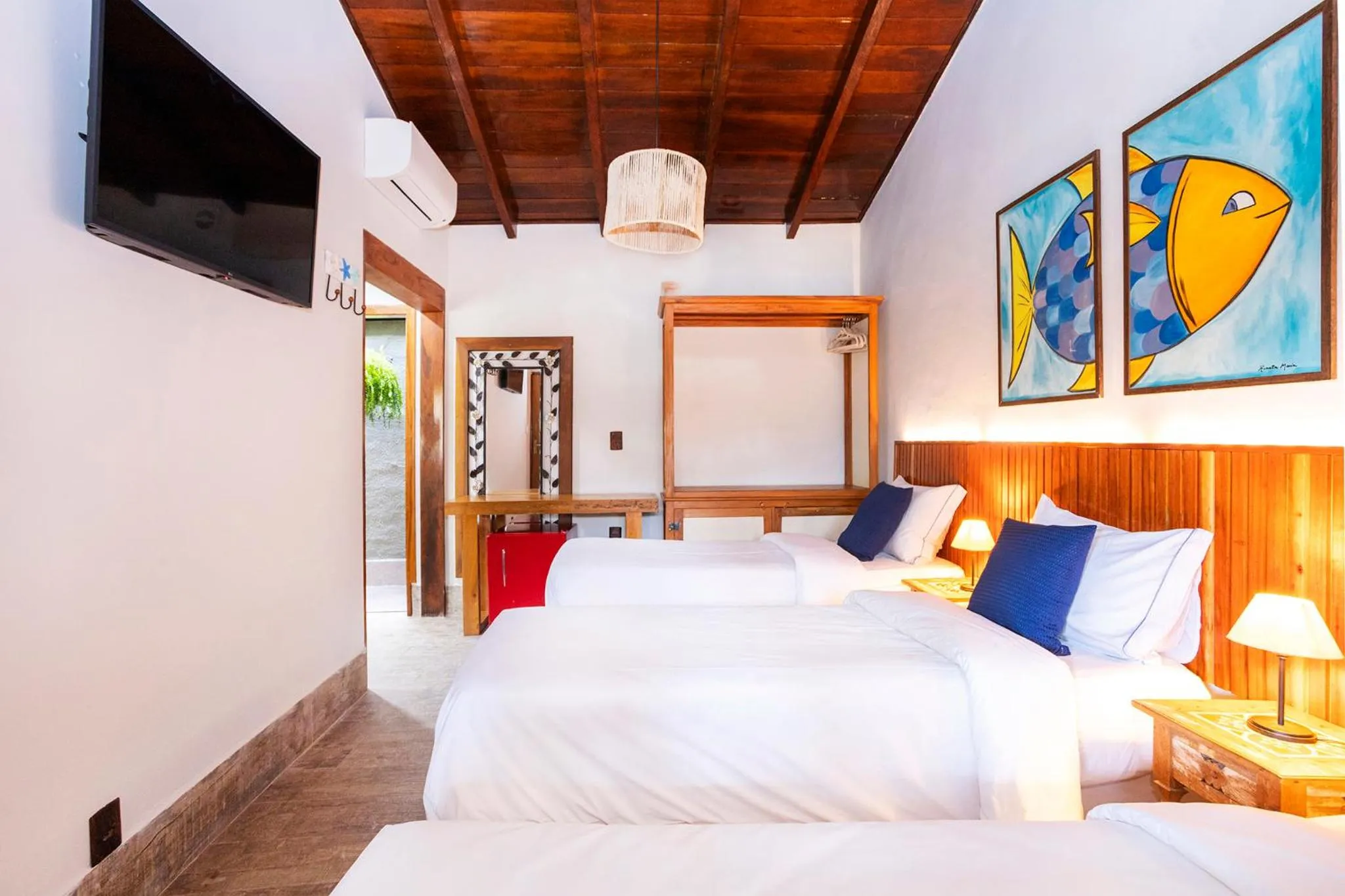 Bed in Hotel Village Enseada