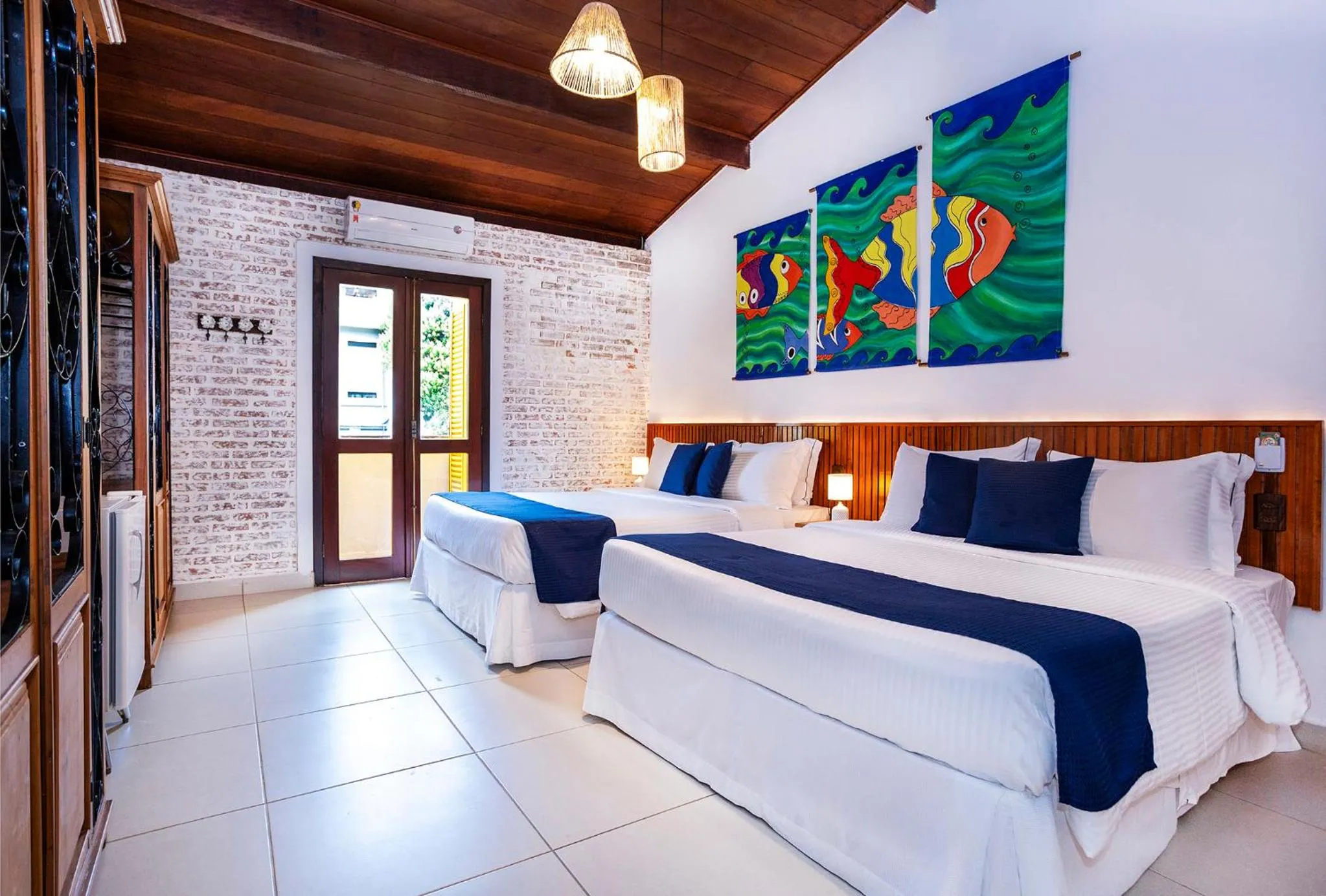 Bed in Hotel Village Enseada